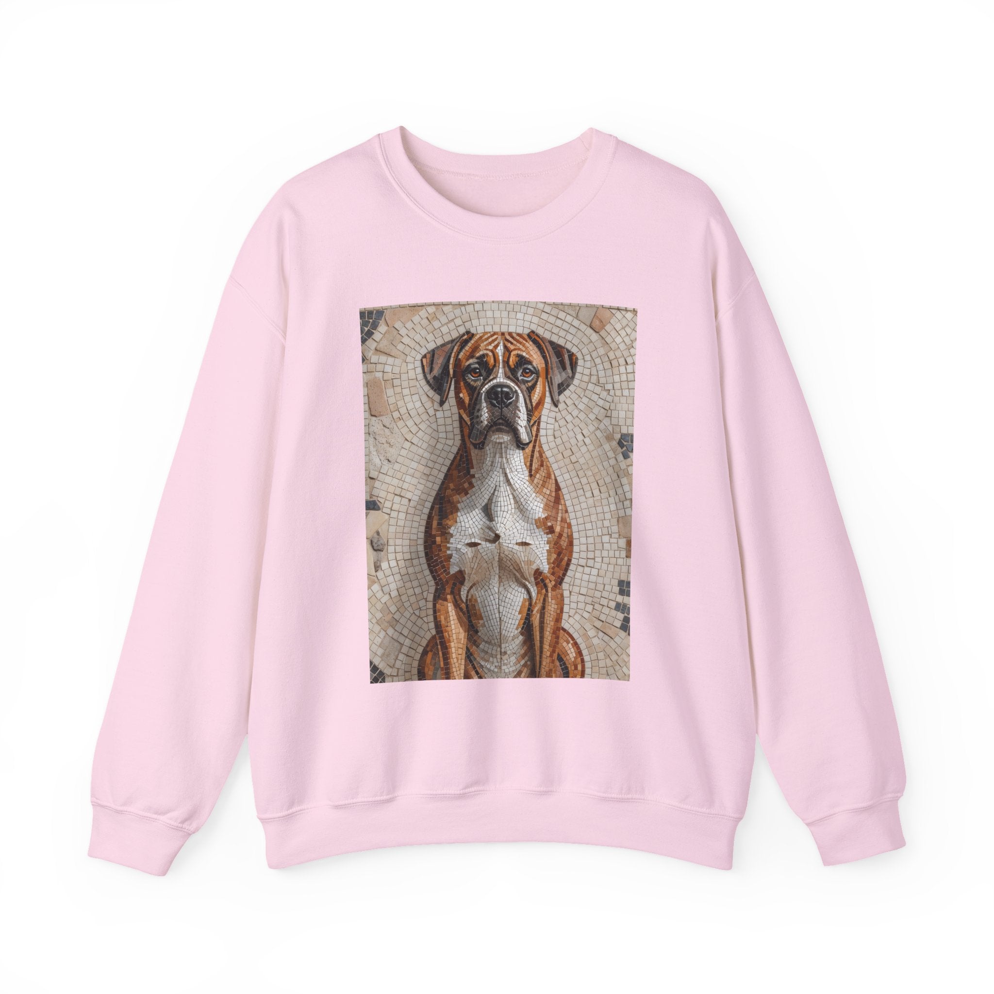 Boxer Sweatshirt | Living Work of Art Collection | Mosaic Style