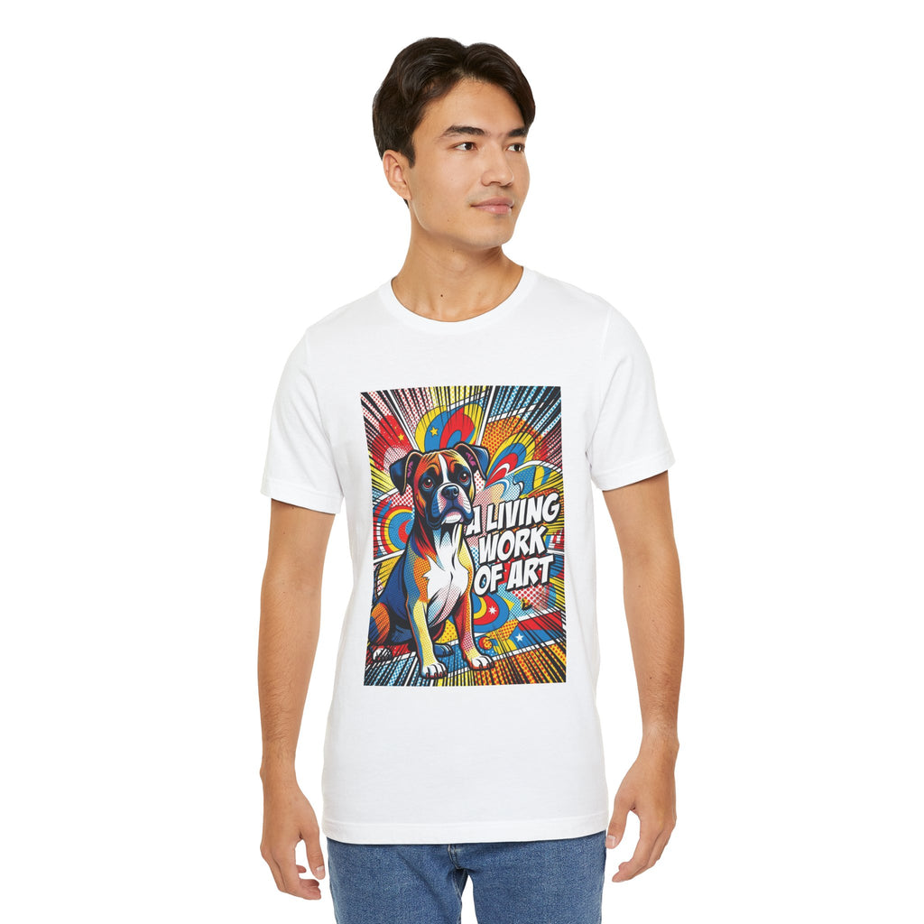 Boxer T Shirt | Living Work of Art Collection | Pop Art