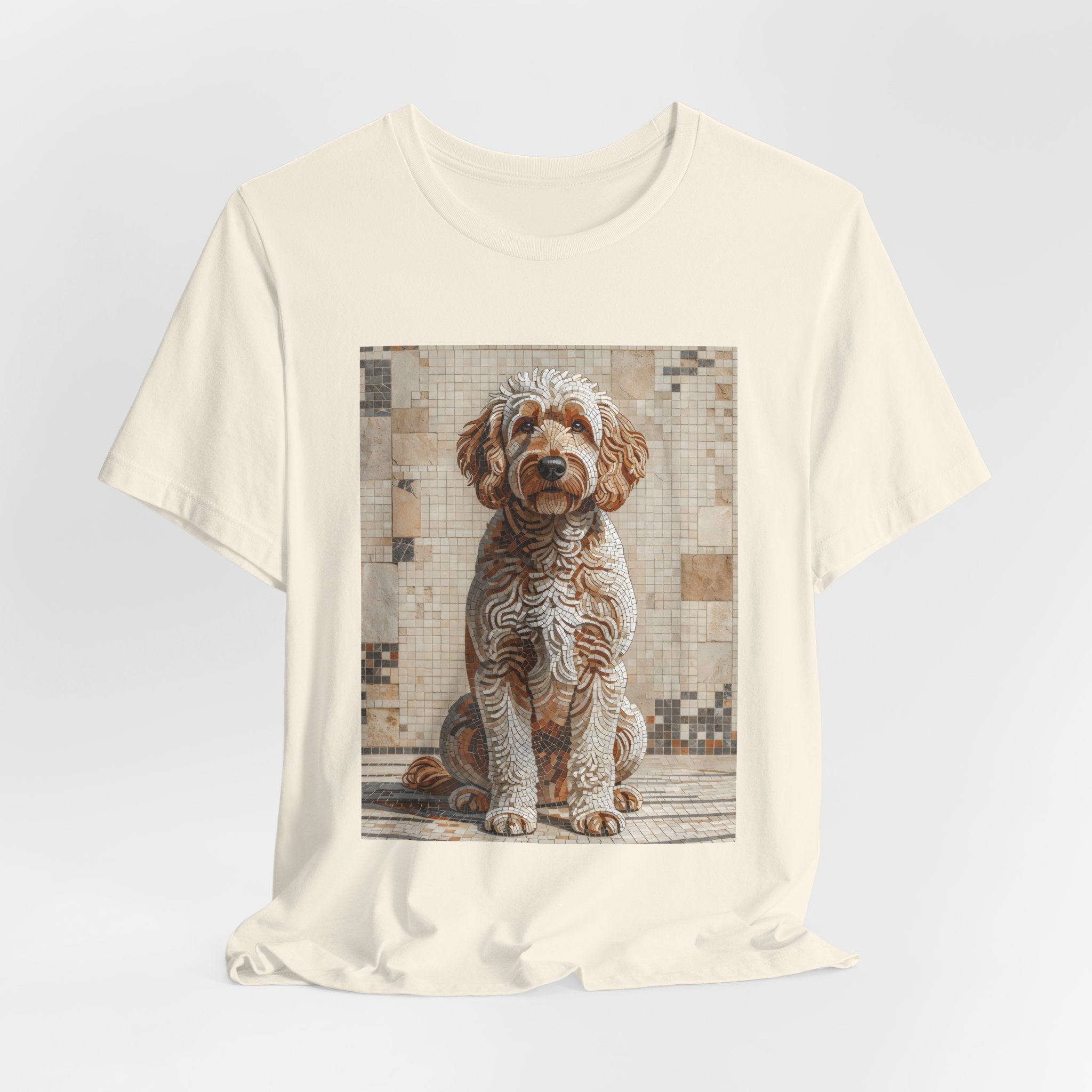 Goldendoodle T Shirt | Living Work of Art Collection | Mosaic Style