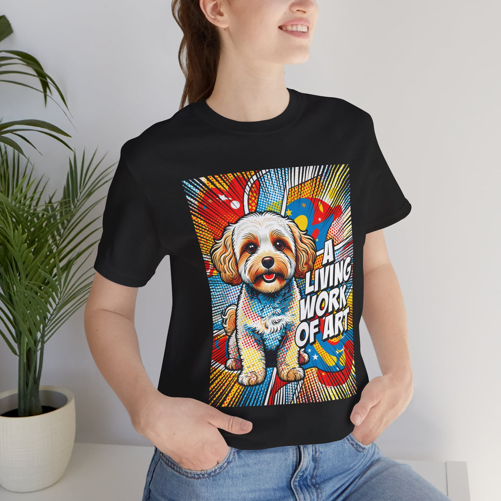 Maltipoo T Shirt | Living Work of Art Collection | Pop Art