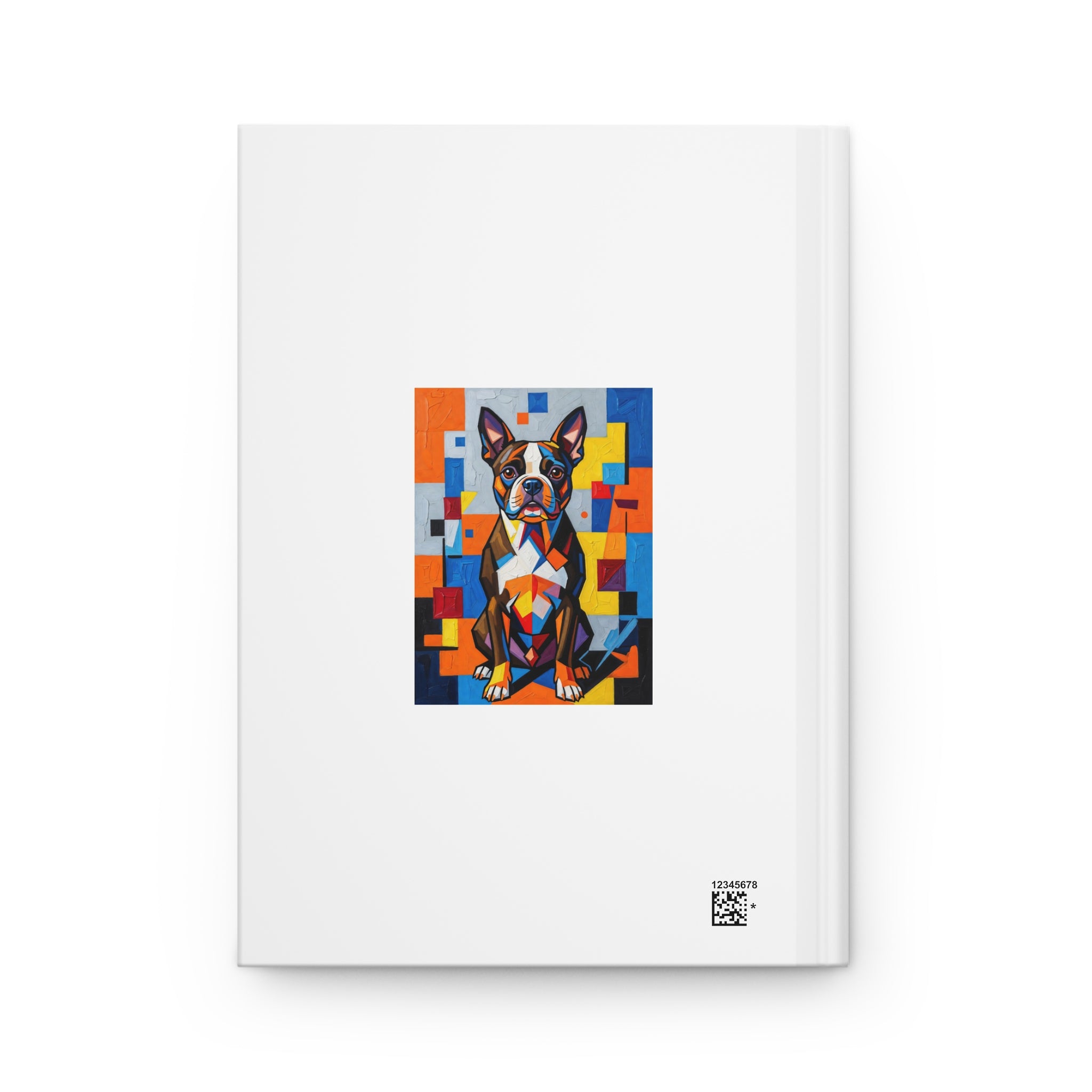 Boston Terrier Notebook | Living Work of Art Collection | Cubist Style