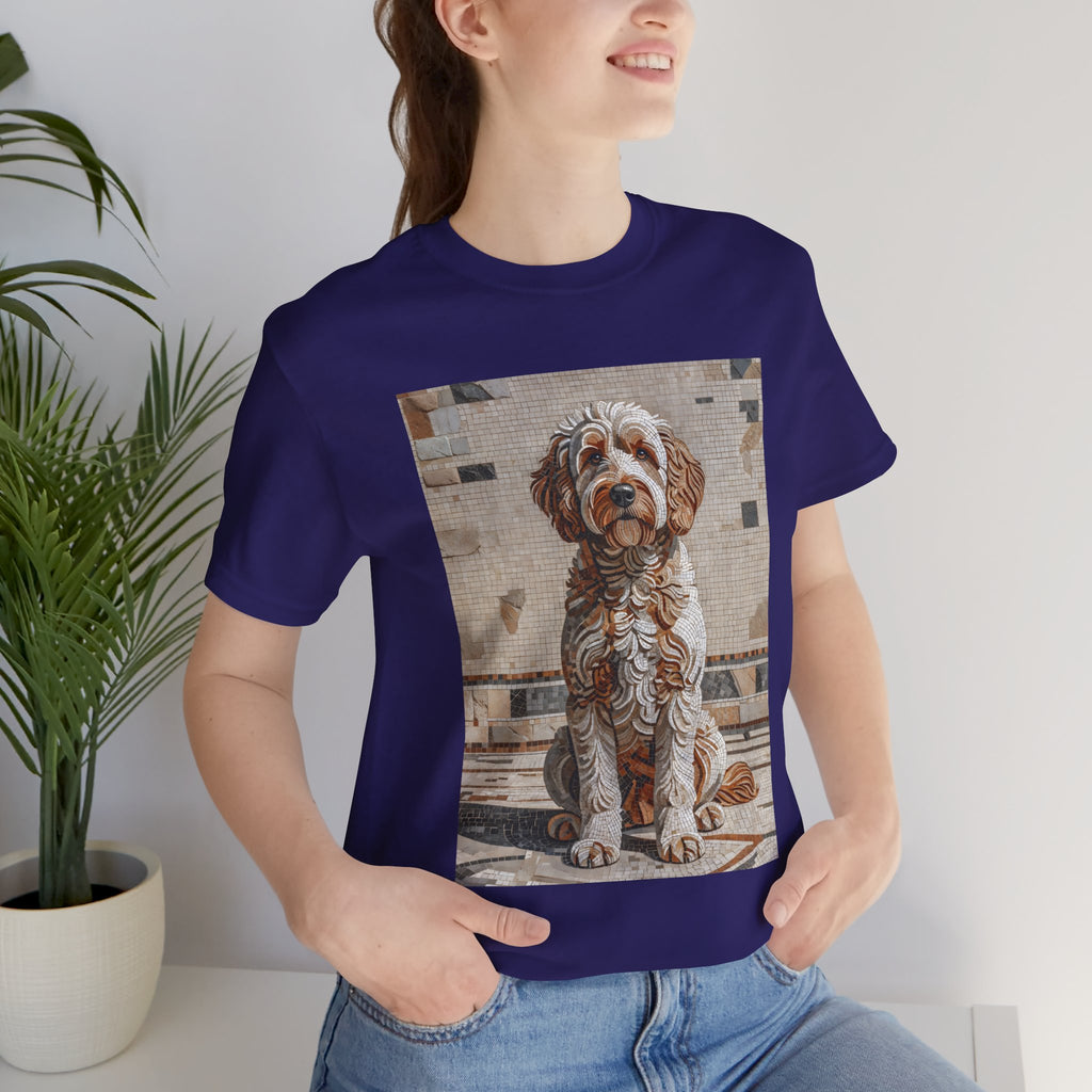 Labradoodle T Shirt | Living Work of Art Collection | Mosaic Style