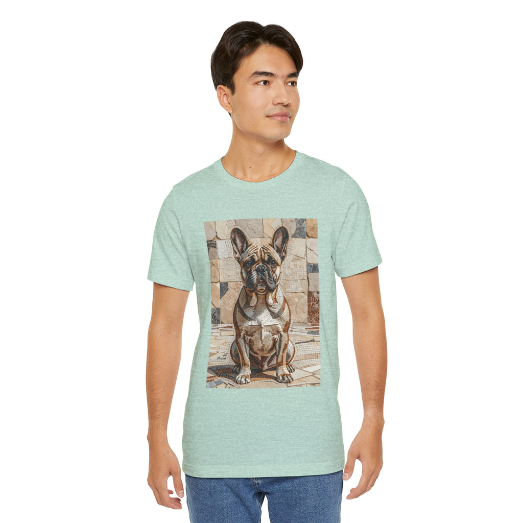 French Bulldog T Shirt | Living Work of Art Collection | Mosaic Style