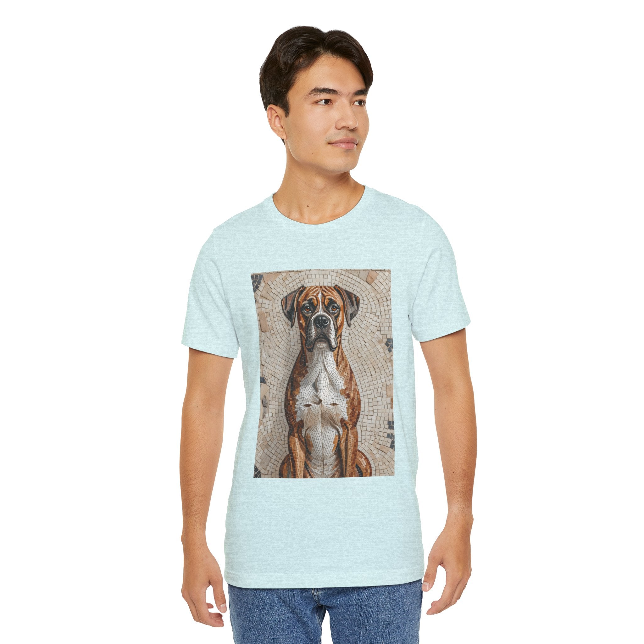 Boxer T Shirt | Living Work of Art Collection | Mosaic Style