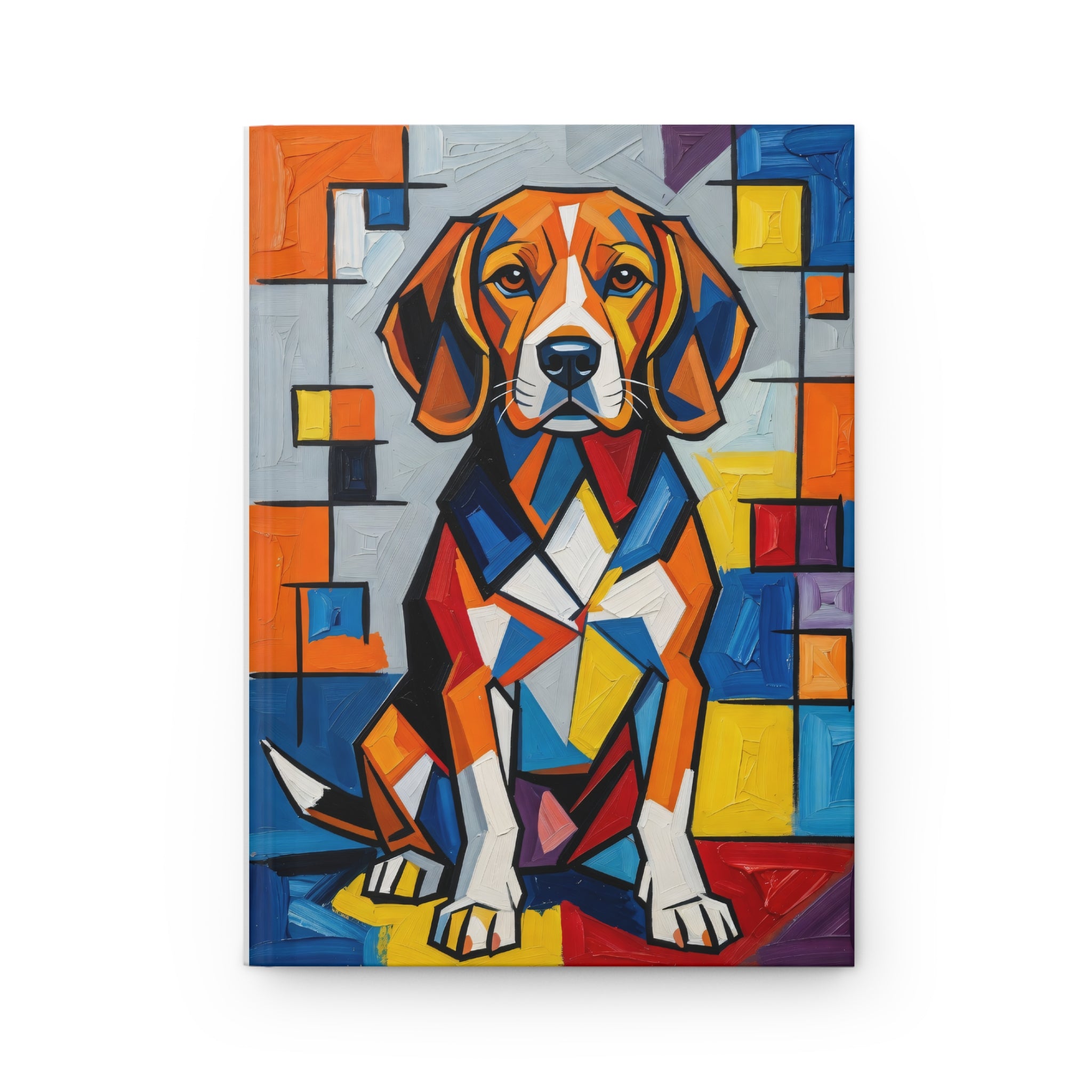 Beagle Notebook | Living Work of Art Collection | Cubist Style