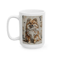 Pomeranian Coffee Mug | Living Work of Art Collection | Mosaic Style