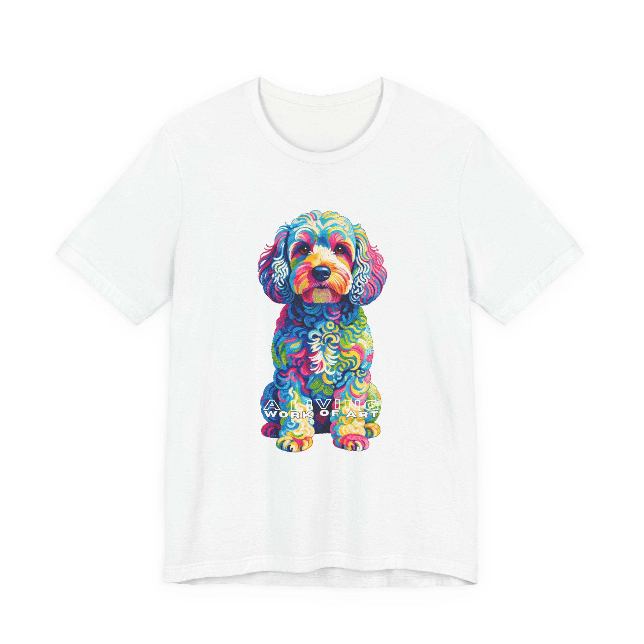 Cockapoo T Shirt | Living Work of Art Collection | Pointillism Style