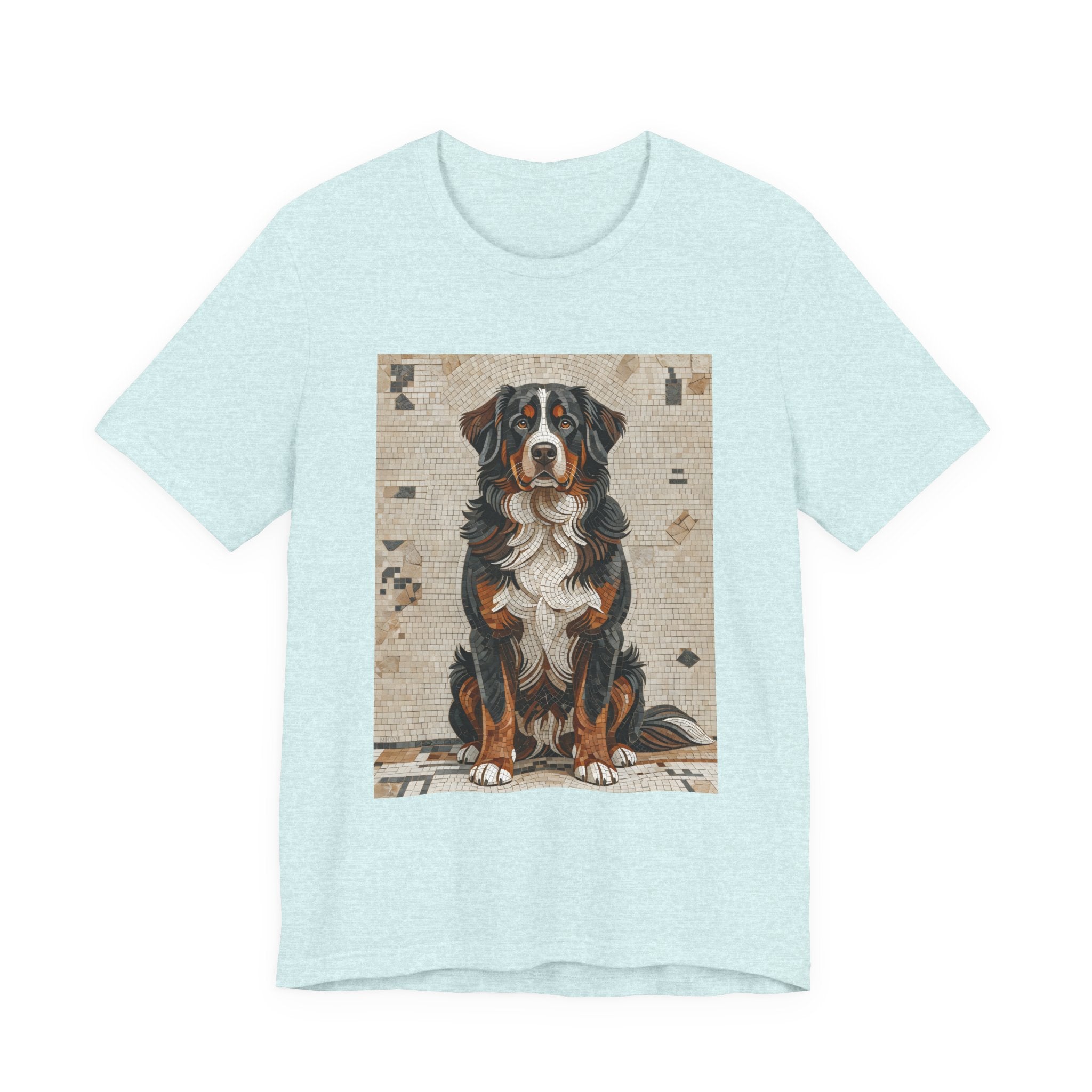 Bernese Mountain Dog T Shirt | Living Work of Art Collection | Mosaic Style