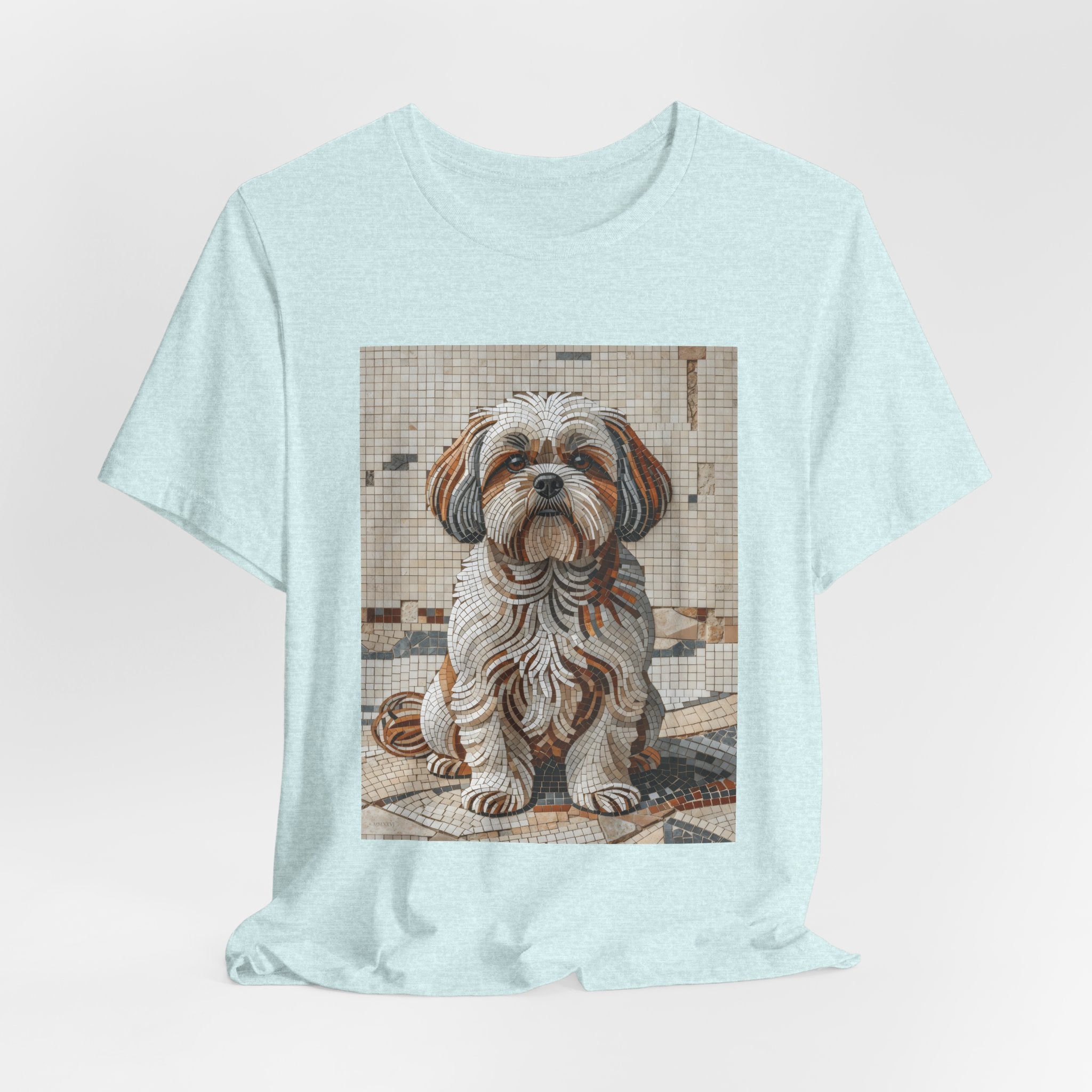 Shih Tzu T Shirt | Living Work of Art Collection | Mosaic Style