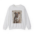 Bulldog Sweatshirt | Living Work of Art Collection | Mosaic Style