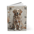 Golden Retriever Notebook | Living Work of Art Collection | Mosaic Style