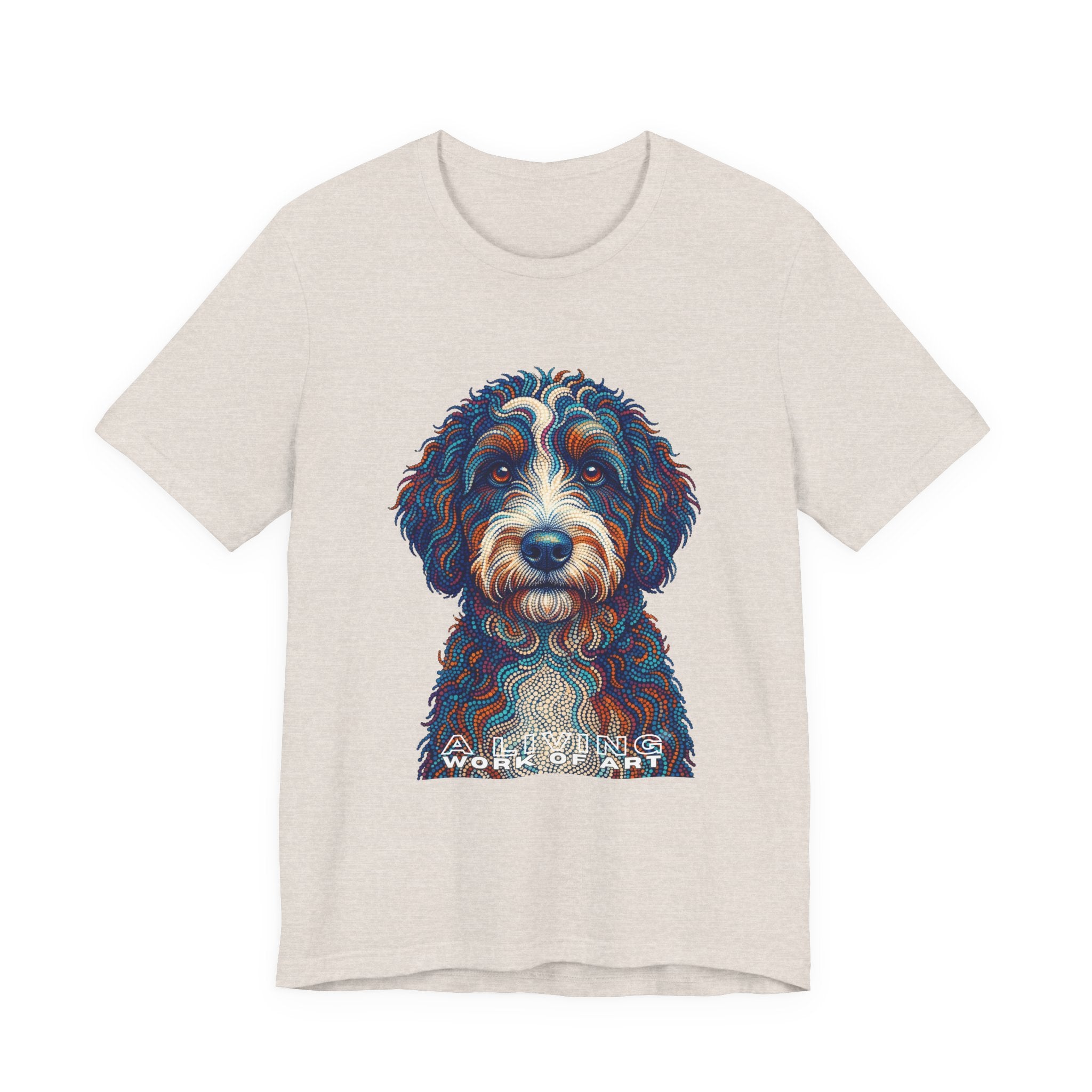 Berenedoodle T Shirt | Living Work of Art Collection | Pointillism Style
