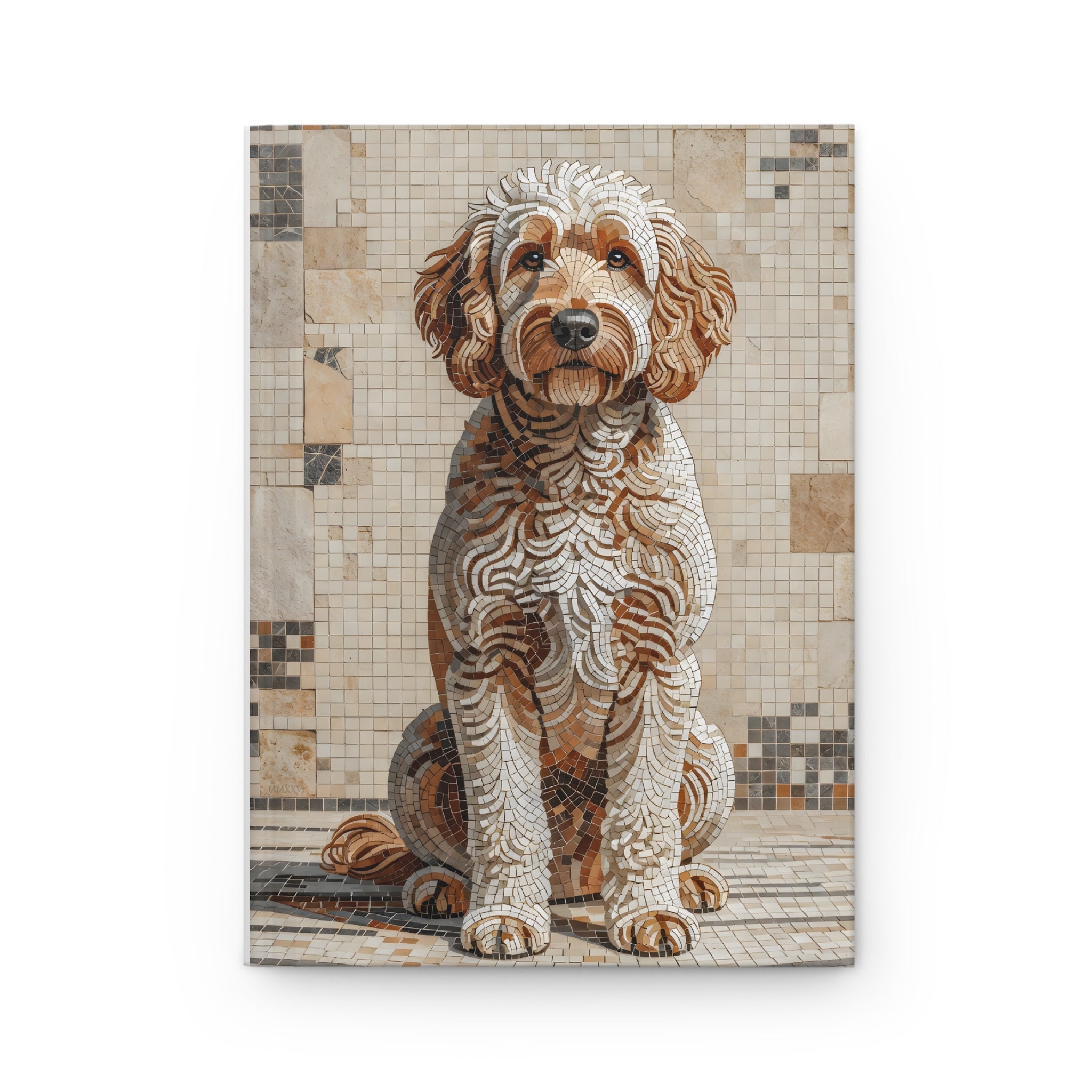 Goldendoodle Notebook | Living Work of Art Collection | Mosaic Style