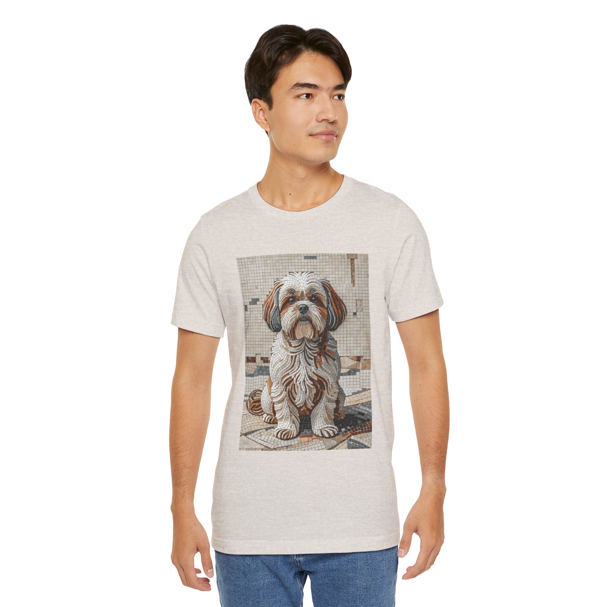 Shih Tzu T Shirt | Living Work of Art Collection | Mosaic Style