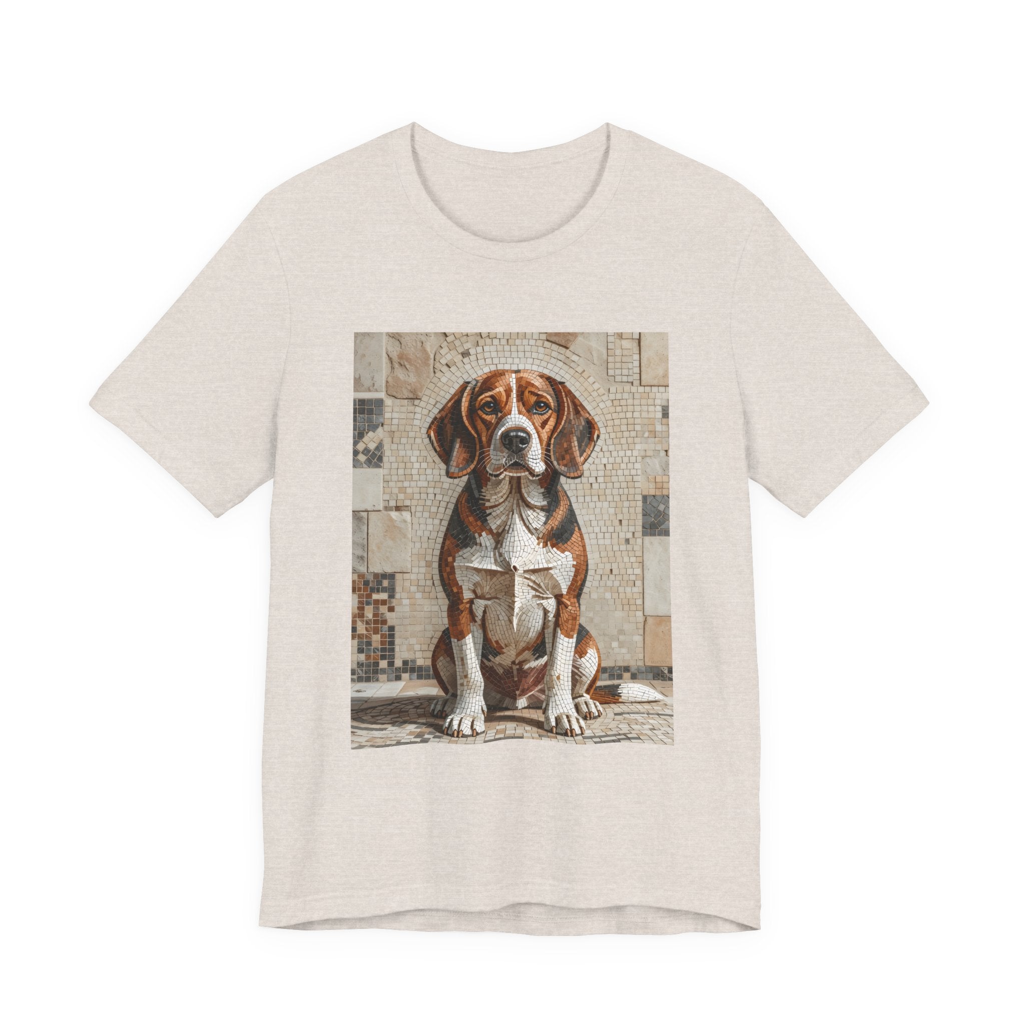 Beagle T Shirt | Living Work of Art Collection | Mosaic Style