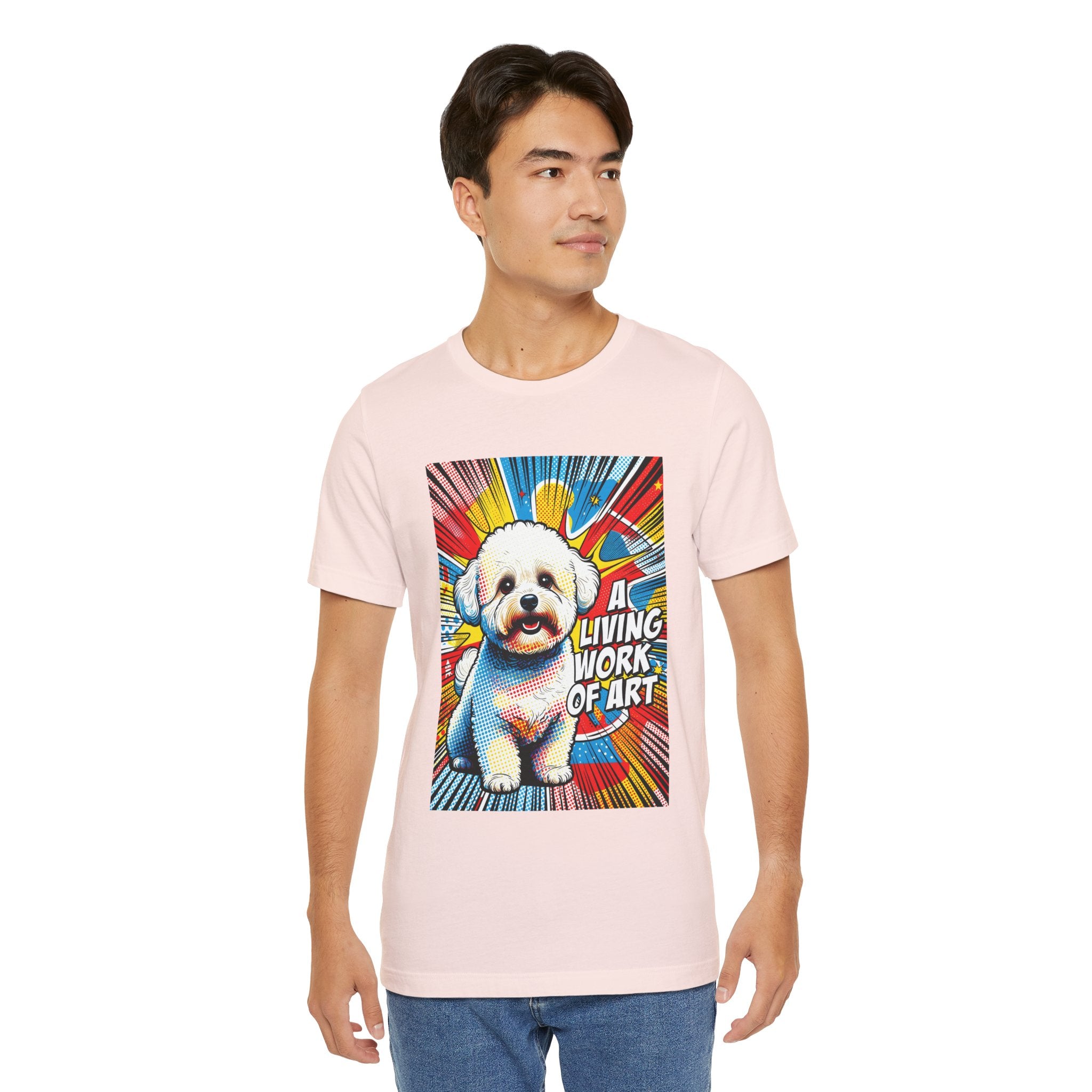 Bichon Frise T Shirt | Living Work of Art Collection | Pop Art