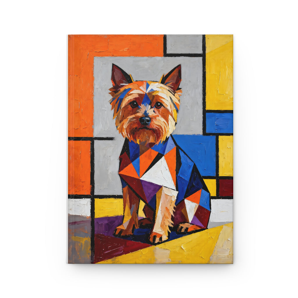 Yorkshire Terrier Notebook | Living Work of Art Collection | Cubist Style