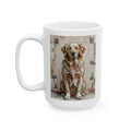 Golden Retriever Coffee Mug | Living Work of Art Collection | Mosaic Style