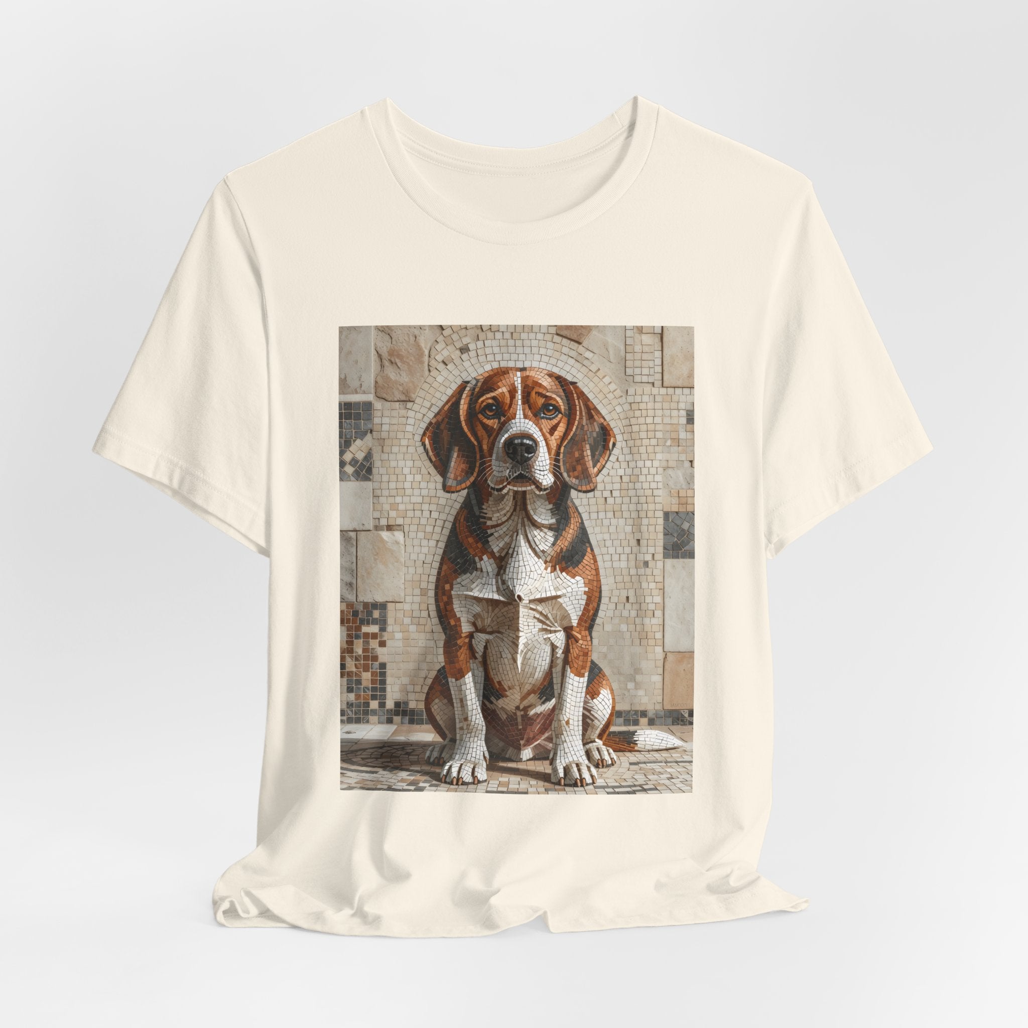 Beagle T Shirt | Living Work of Art Collection | Mosaic Style