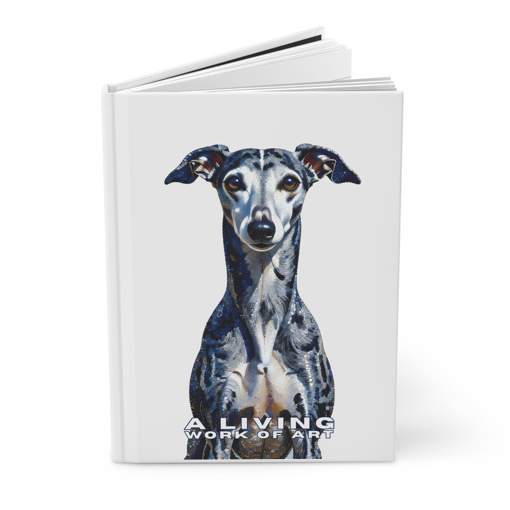 Whippet Notebook | Living Work of Art Collection | Pointillism Style