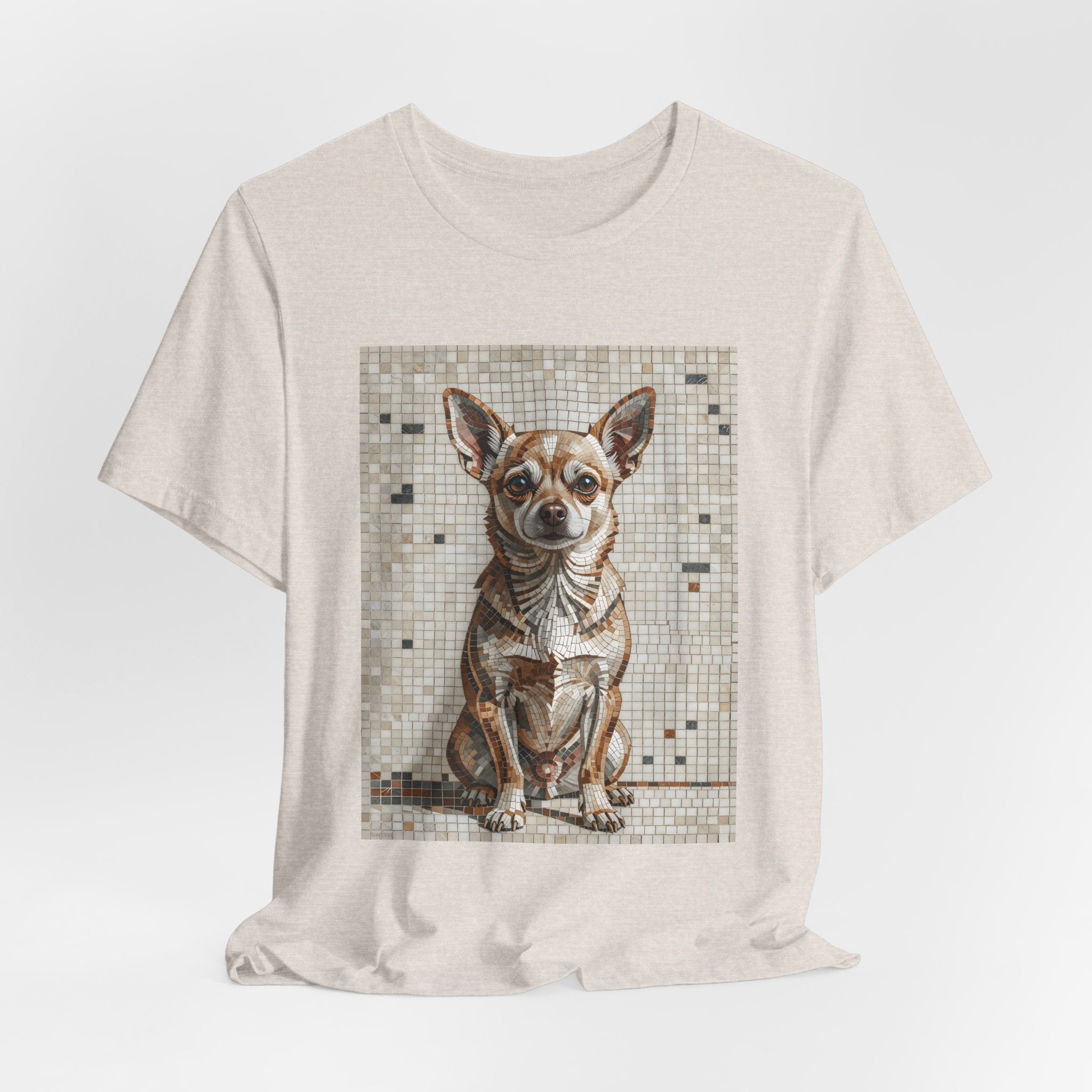 Chihuahua T Shirt | Living Work of Art Collection | Mosaic Style