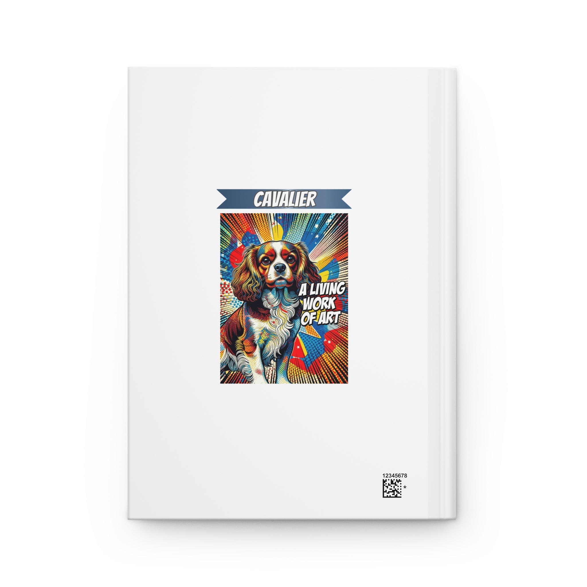 Cavalier King Charles Spaniel Notebook | Living Work of Art Collection | Pop Art