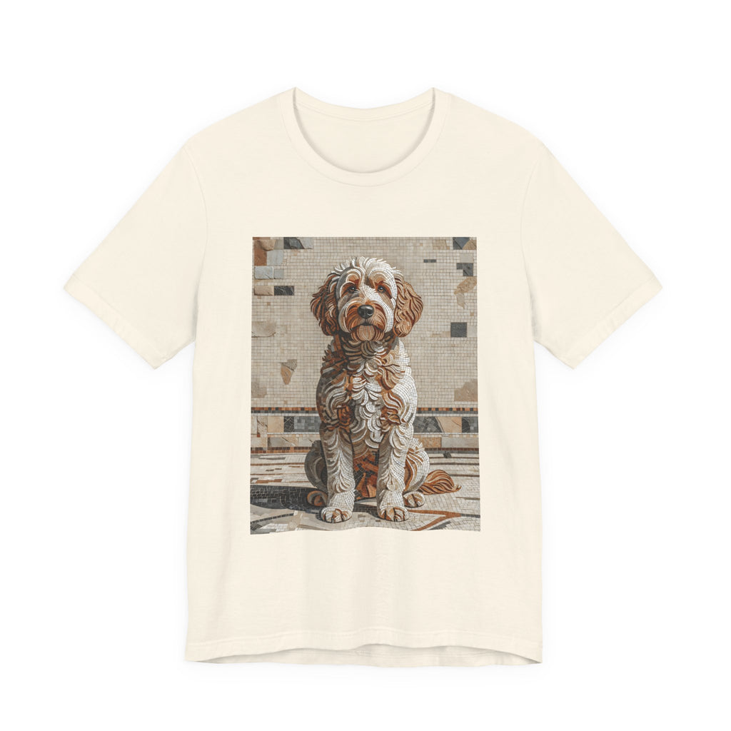 Labradoodle T Shirt | Living Work of Art Collection | Mosaic Style