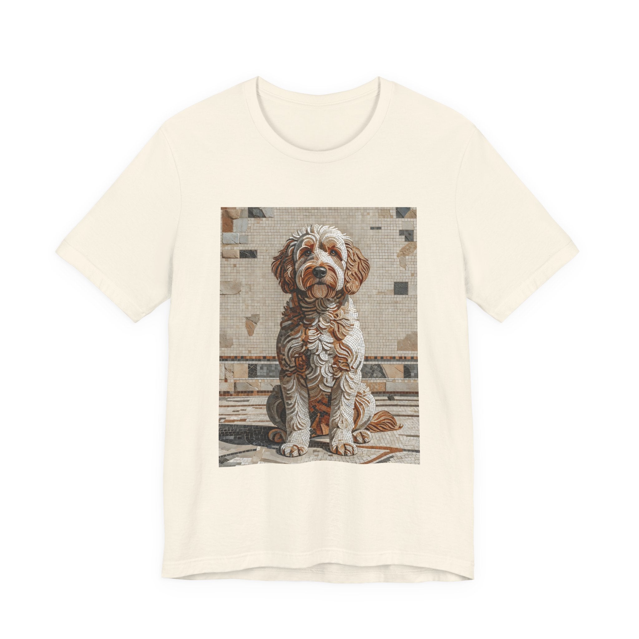 Labradoodle T Shirt | Living Work of Art Collection | Mosaic Style