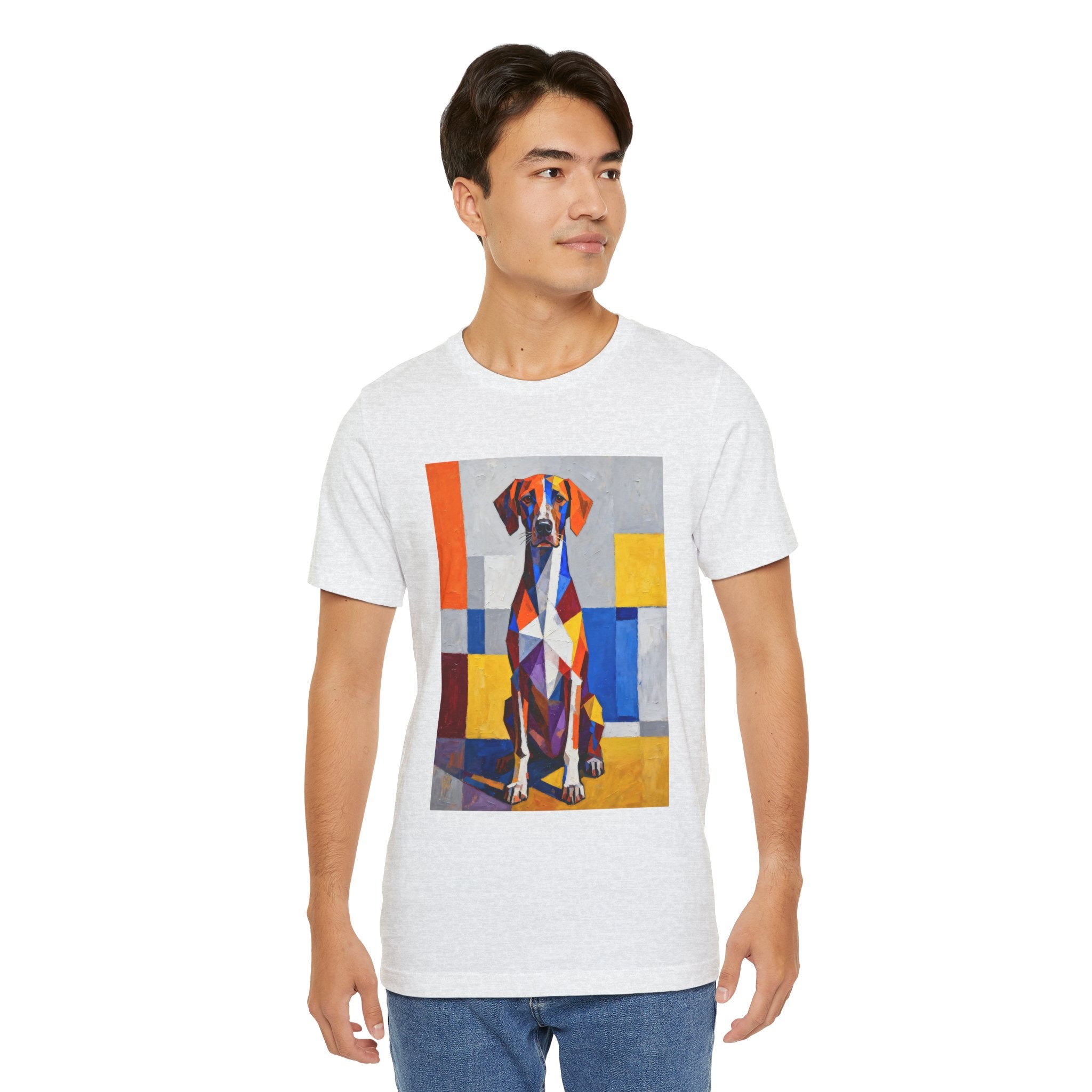 German Shorthaired Pointer T Shirt | Living Work of Art Collection | Cubist Style