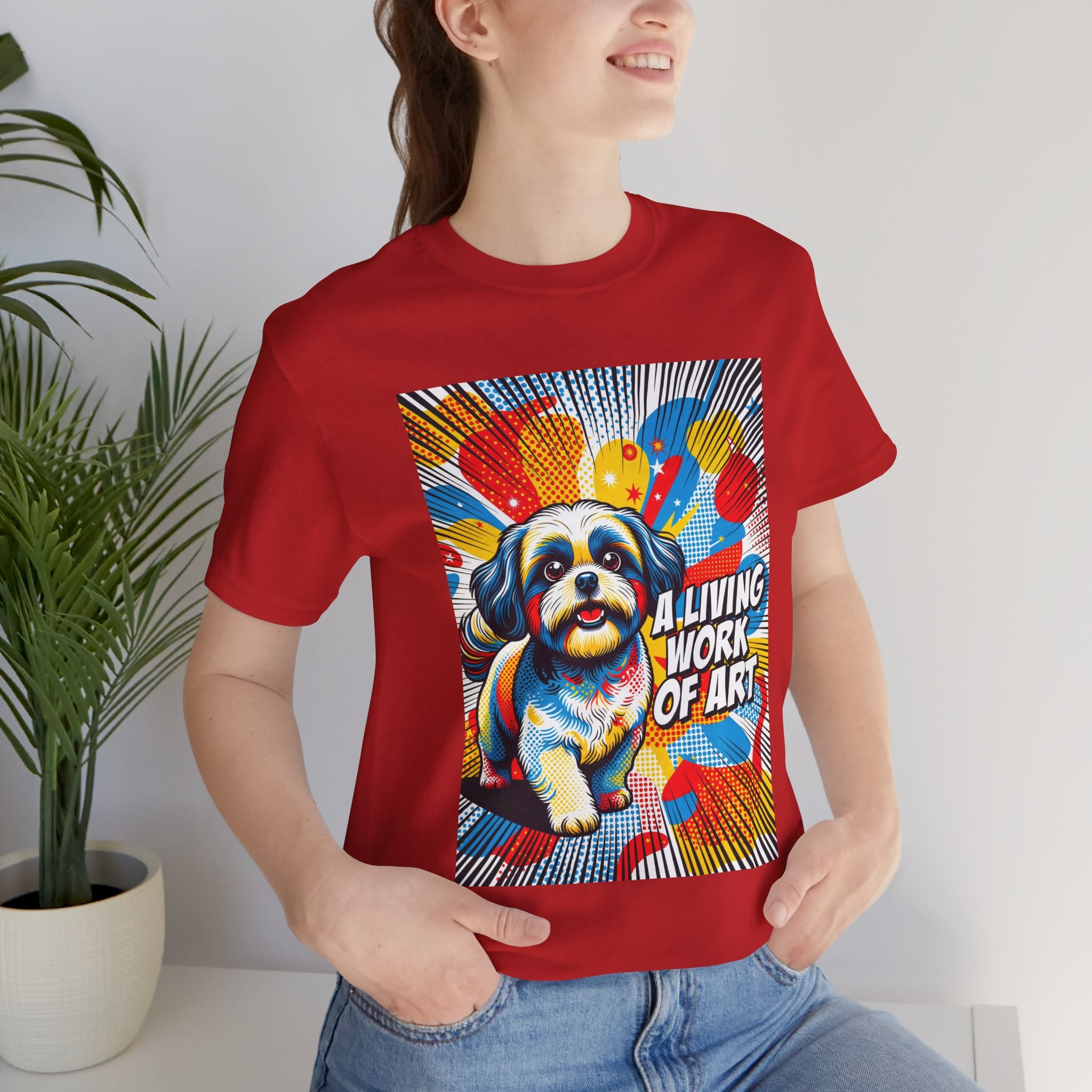 Shih Tzu T Shirt | Living Work of Art Collection | Pop Art