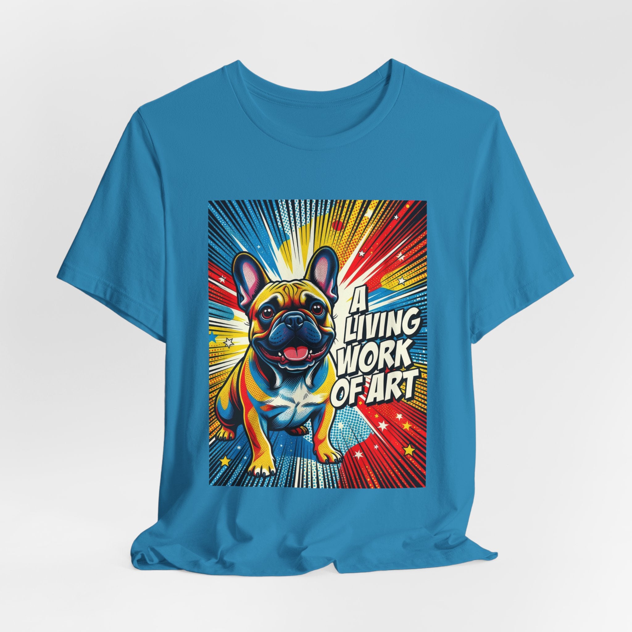 French Bulldog T Shirt | Living Work of Art Collection | Pop Art