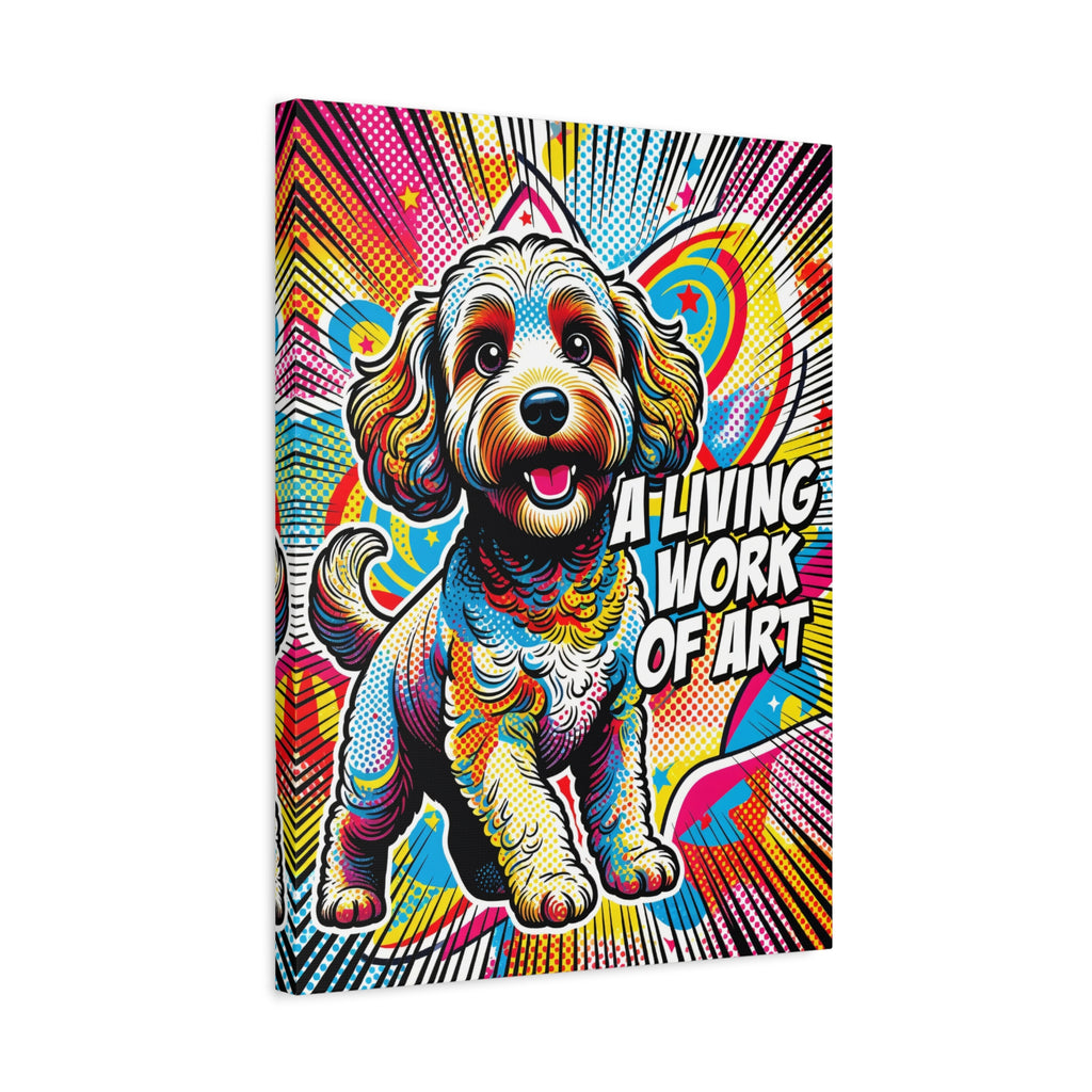 Schnoodle Canvas Wall Art | Living Work of Art Collection | Pop Art Print