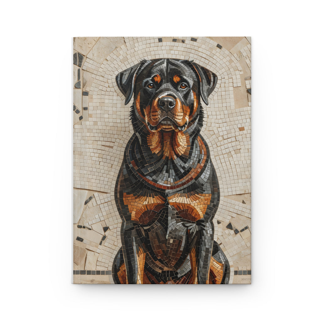 Rottweiler Notebook | Living Work of Art Collection | Mosaic Style