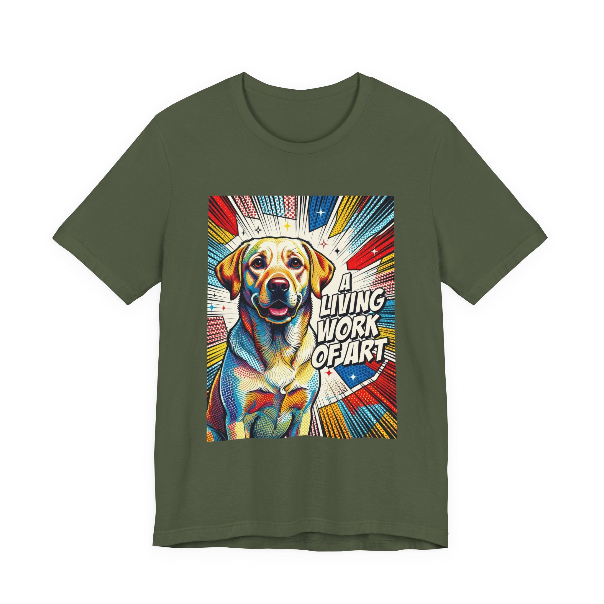 Labrador Retriever T Shirt | A Living Work of Art Collection | Pop Art