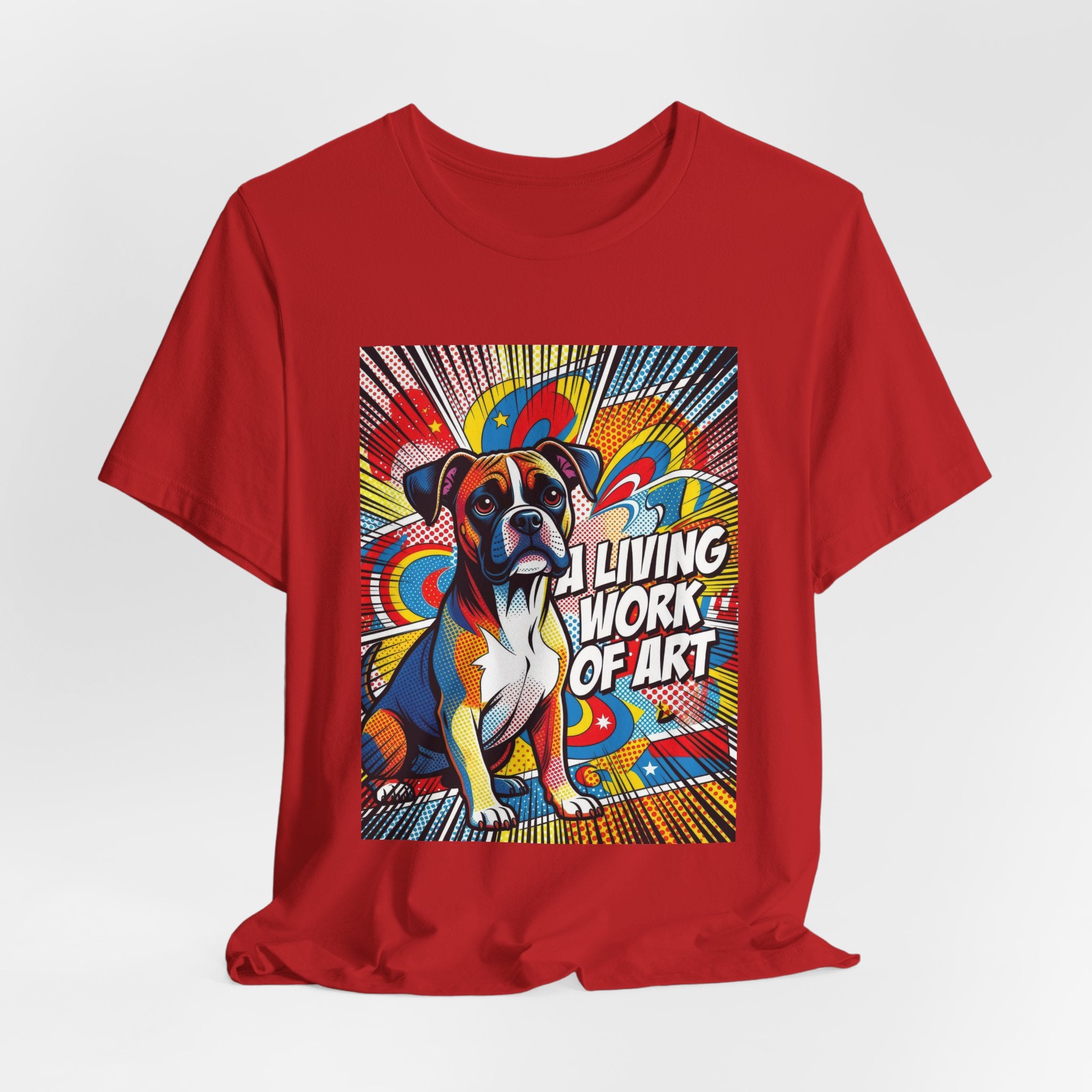 Boxer T Shirt | Living Work of Art Collection | Pop Art
