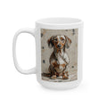 Dachshund Coffee Mug | Living Work of Art Collection | Mosaic Style