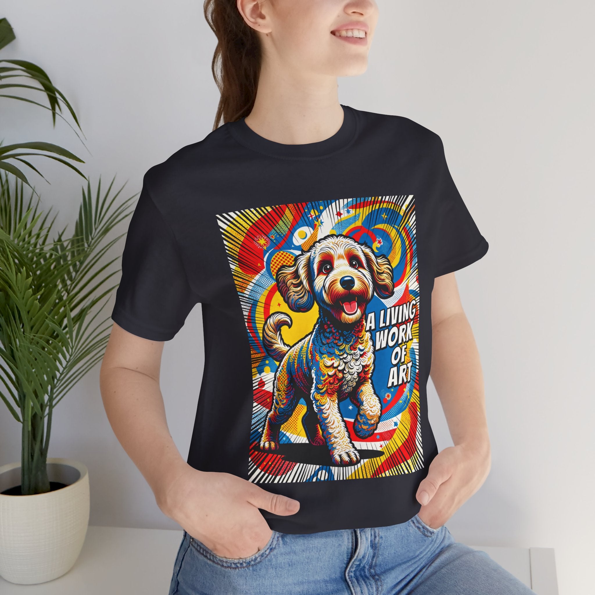 Labradoodle T Shirt | A Living Work of Art Collection | Pop Art