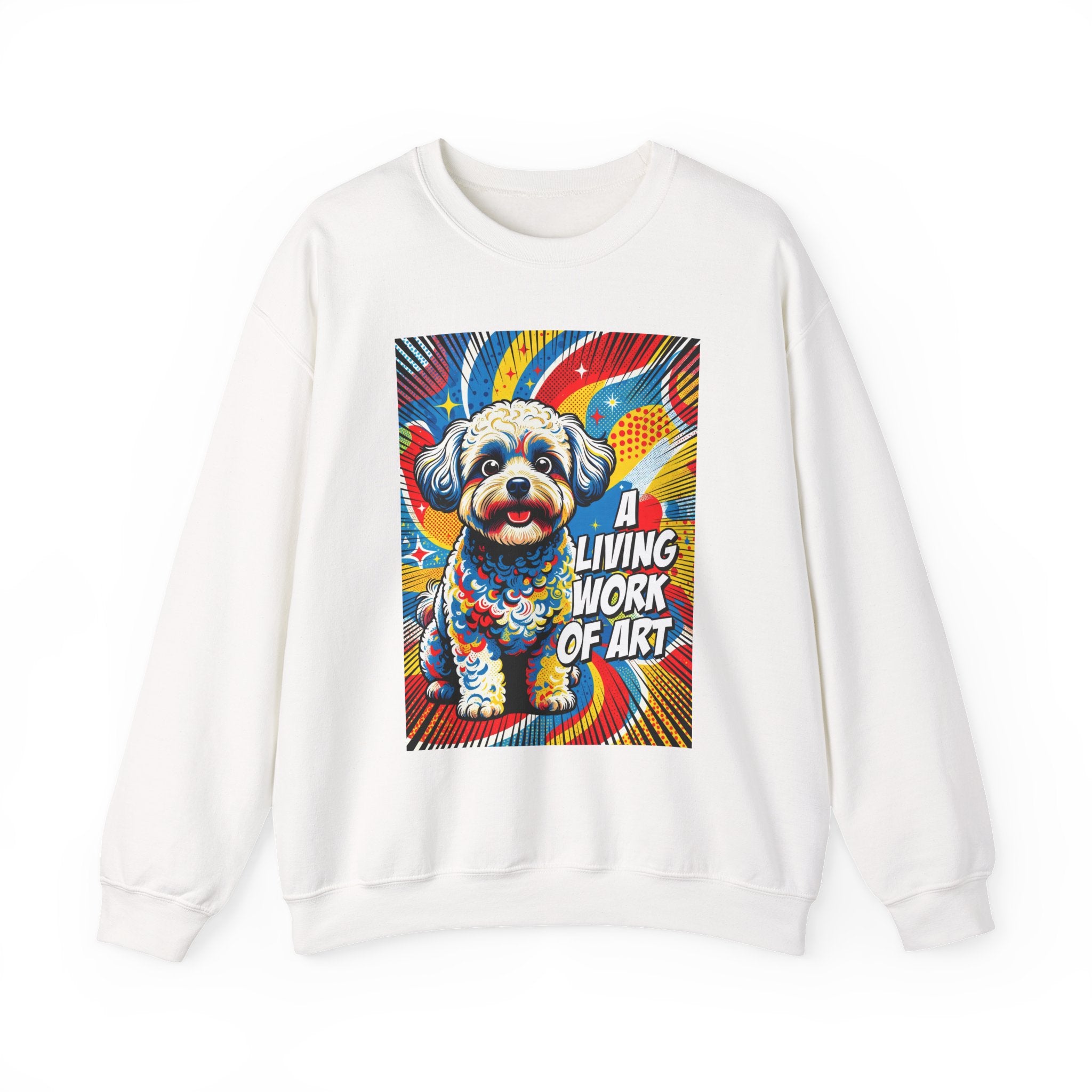 Shih-Poo Sweatshirt | Living Work of Art Collection | Pop Art