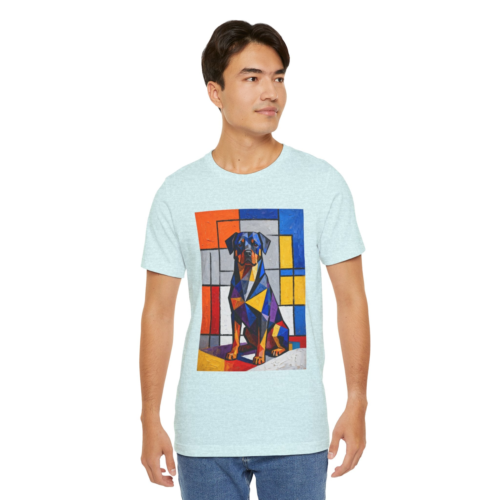 Rottweiler T Shirt | Living Work of Art Collection | Cubist Style