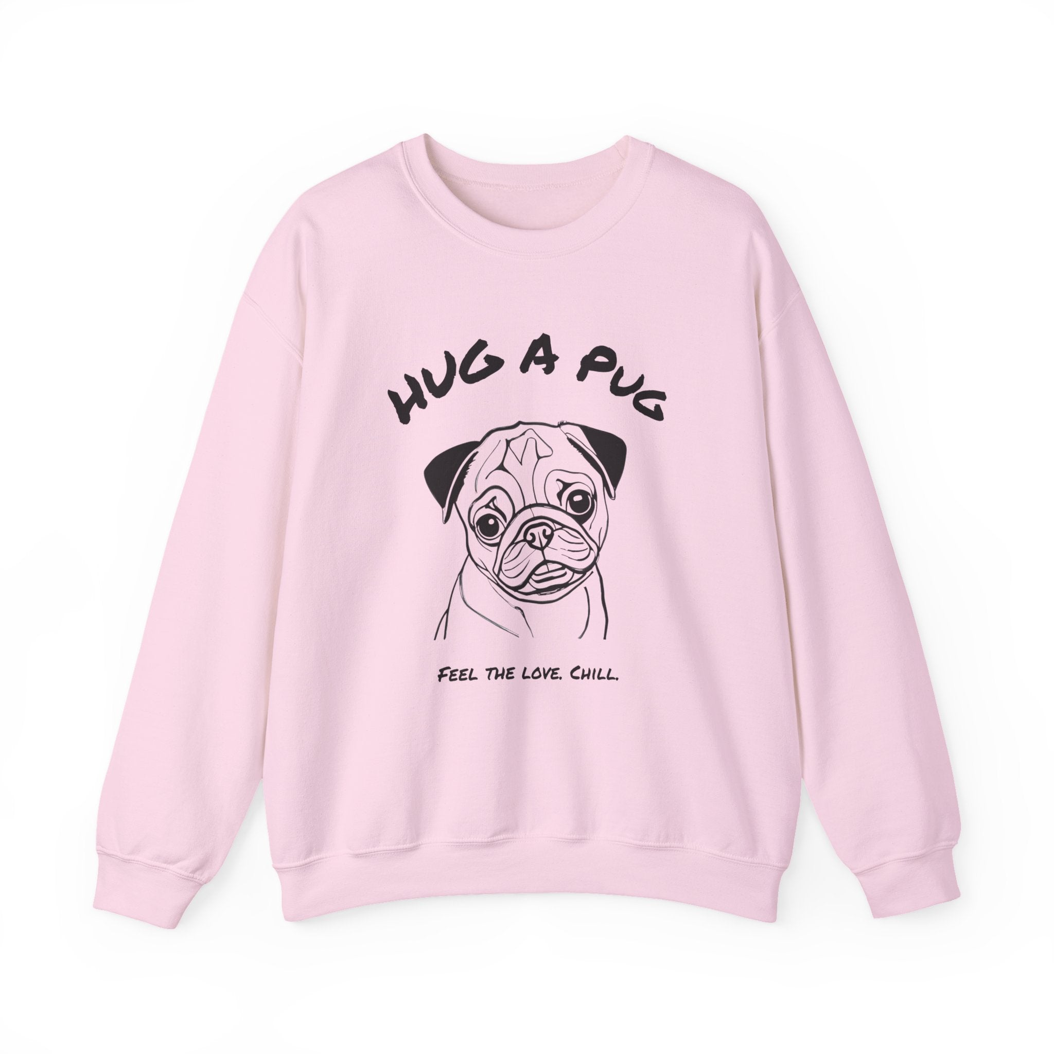 Pug Sweatshirt | Hug A Pug
