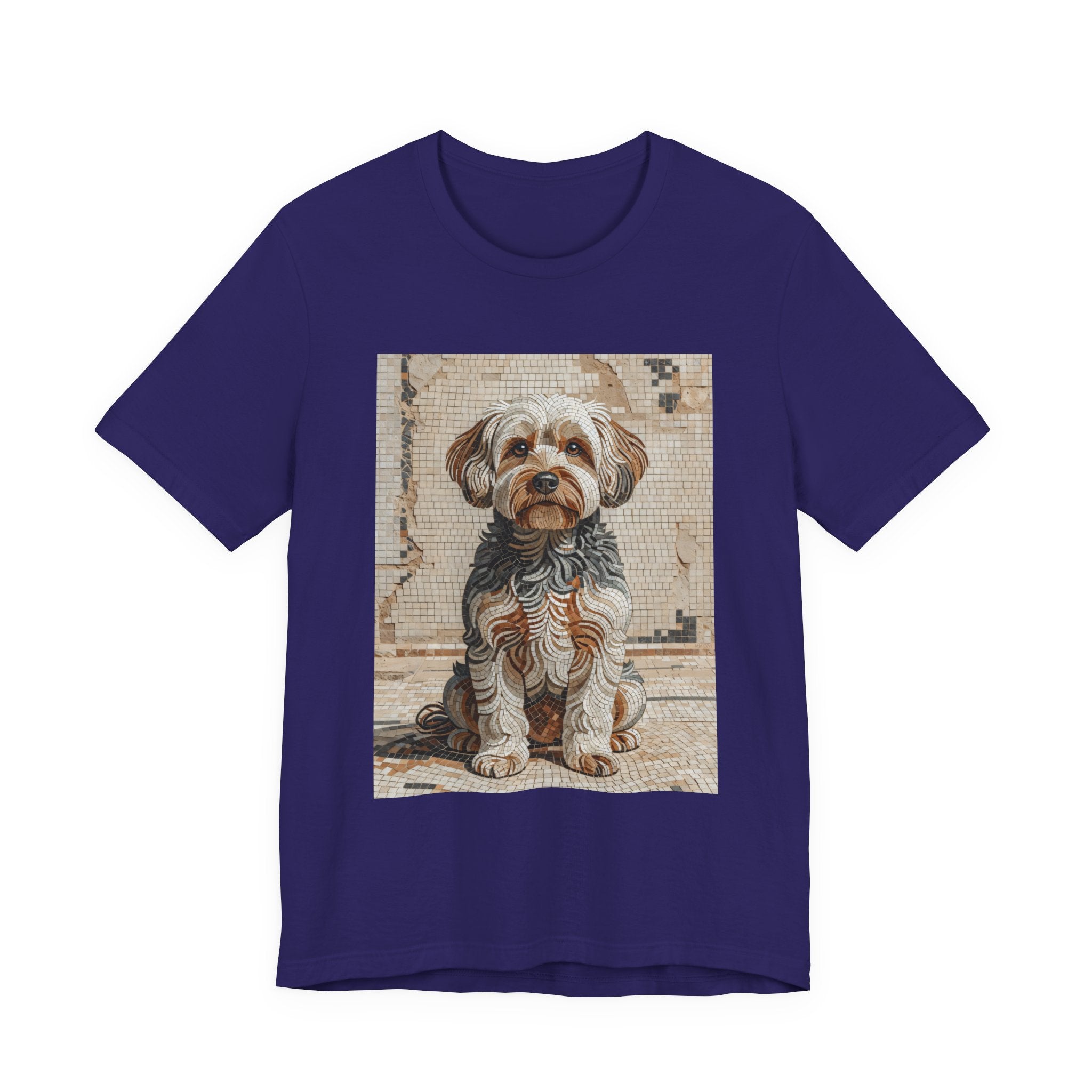 Yorkipoo T Shirt | Living Work of Art Collection | Mosaic Style