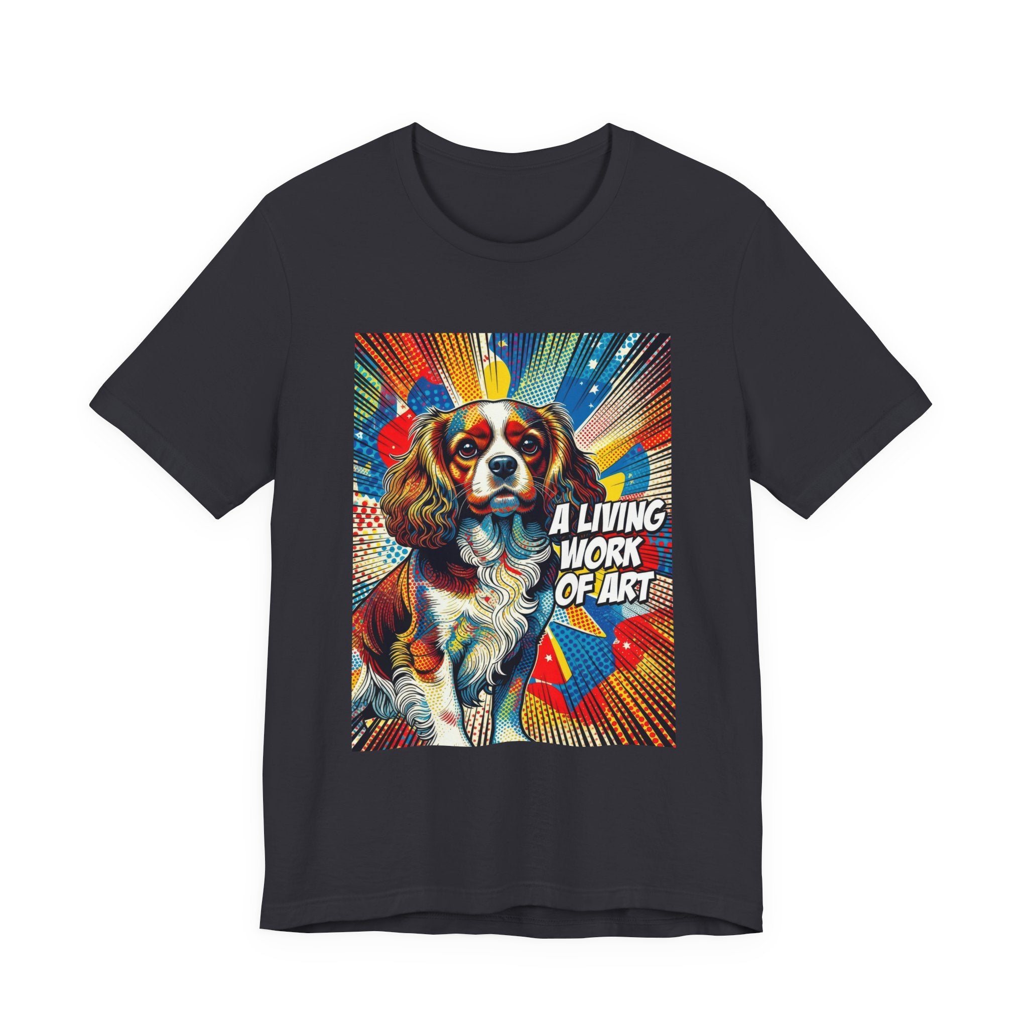 Cavalier King Charles Spaniel T Shirt | Living Work of Art Collection | Pop Art