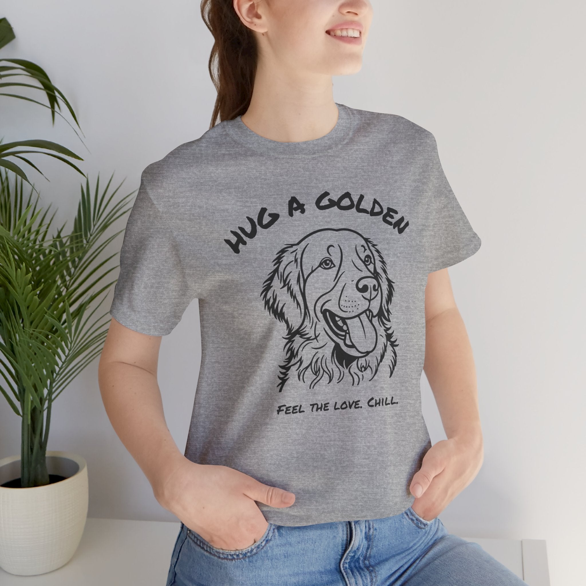 Golden Retriever T Shirt | Hug a Golden