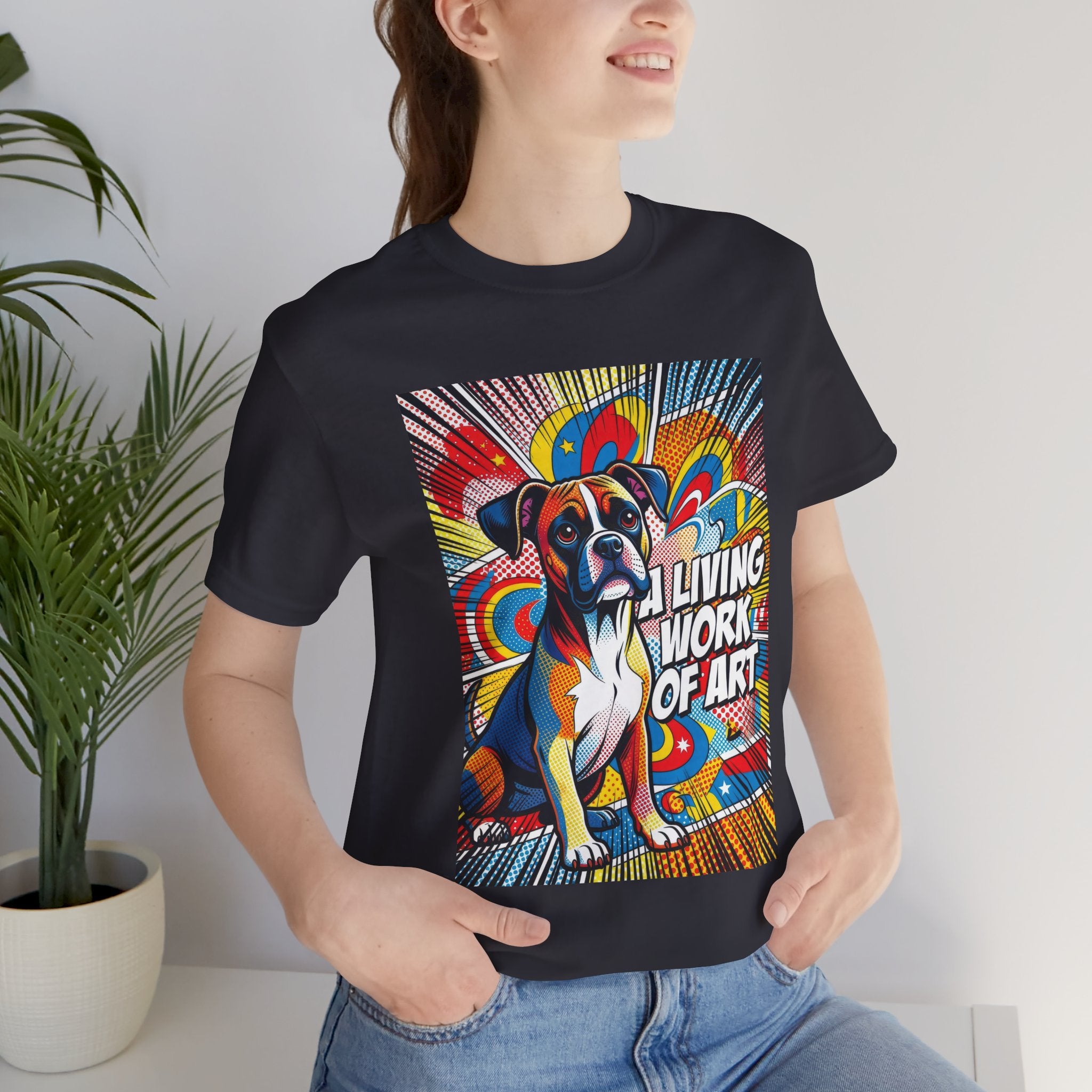 Boxer T Shirt | Living Work of Art Collection | Pop Art