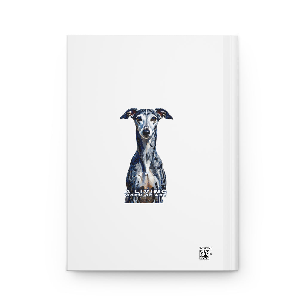 Whippet Notebook | Living Work of Art Collection | Pointillism Style