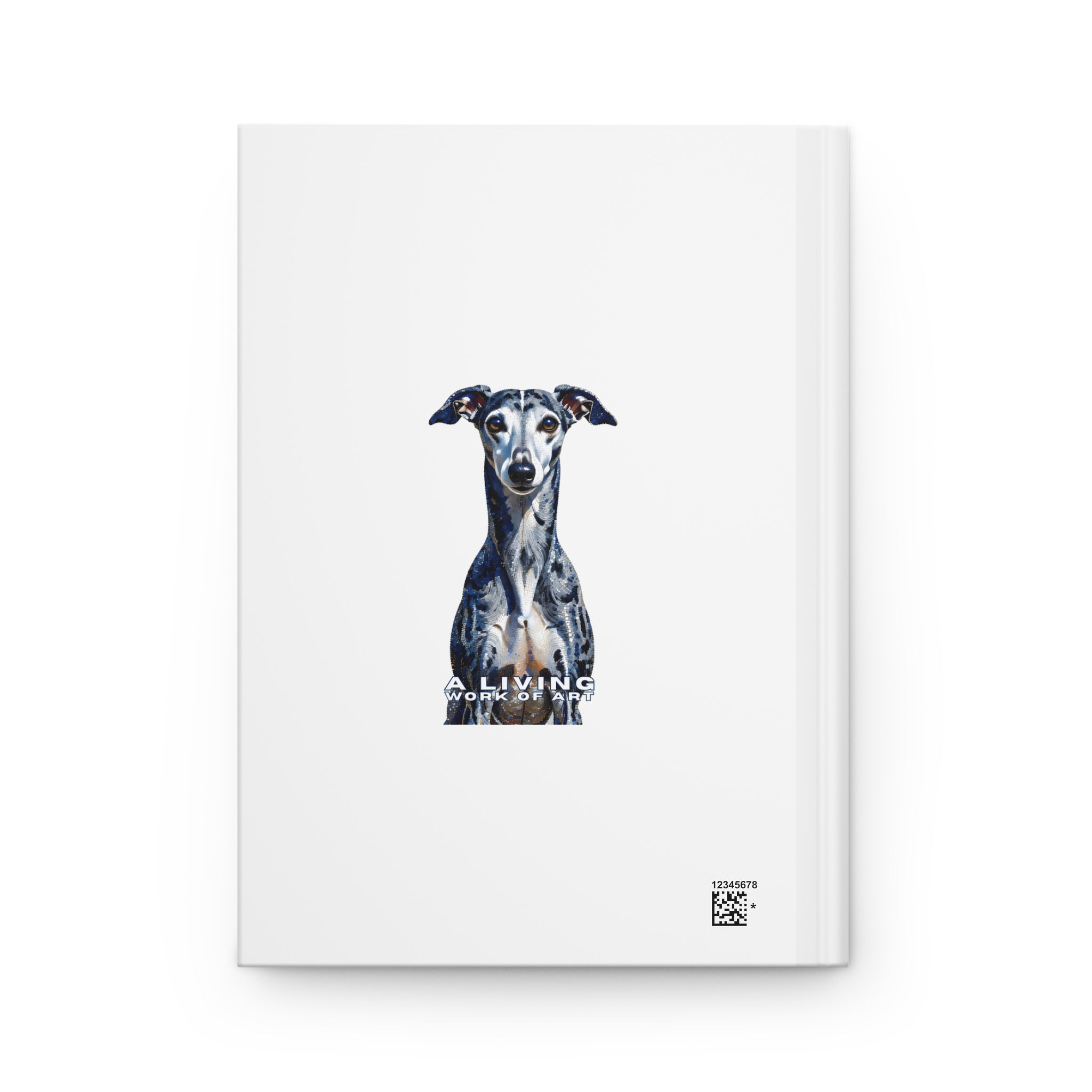 Whippet Notebook | Living Work of Art Collection | Pointillism Style