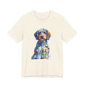 Labradoodle T Shirt | Living Work of Art Collection | Pointillism Style