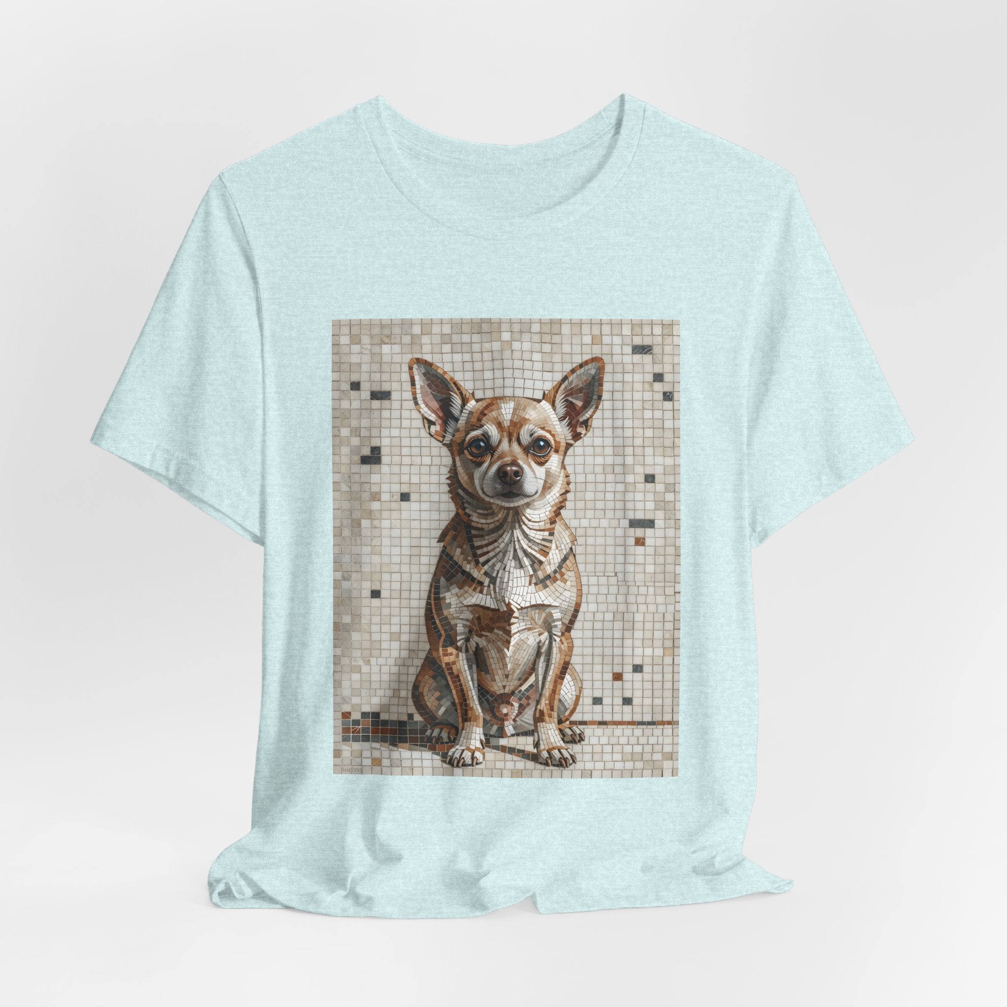 Chihuahua T Shirt | Living Work of Art Collection | Mosaic Style