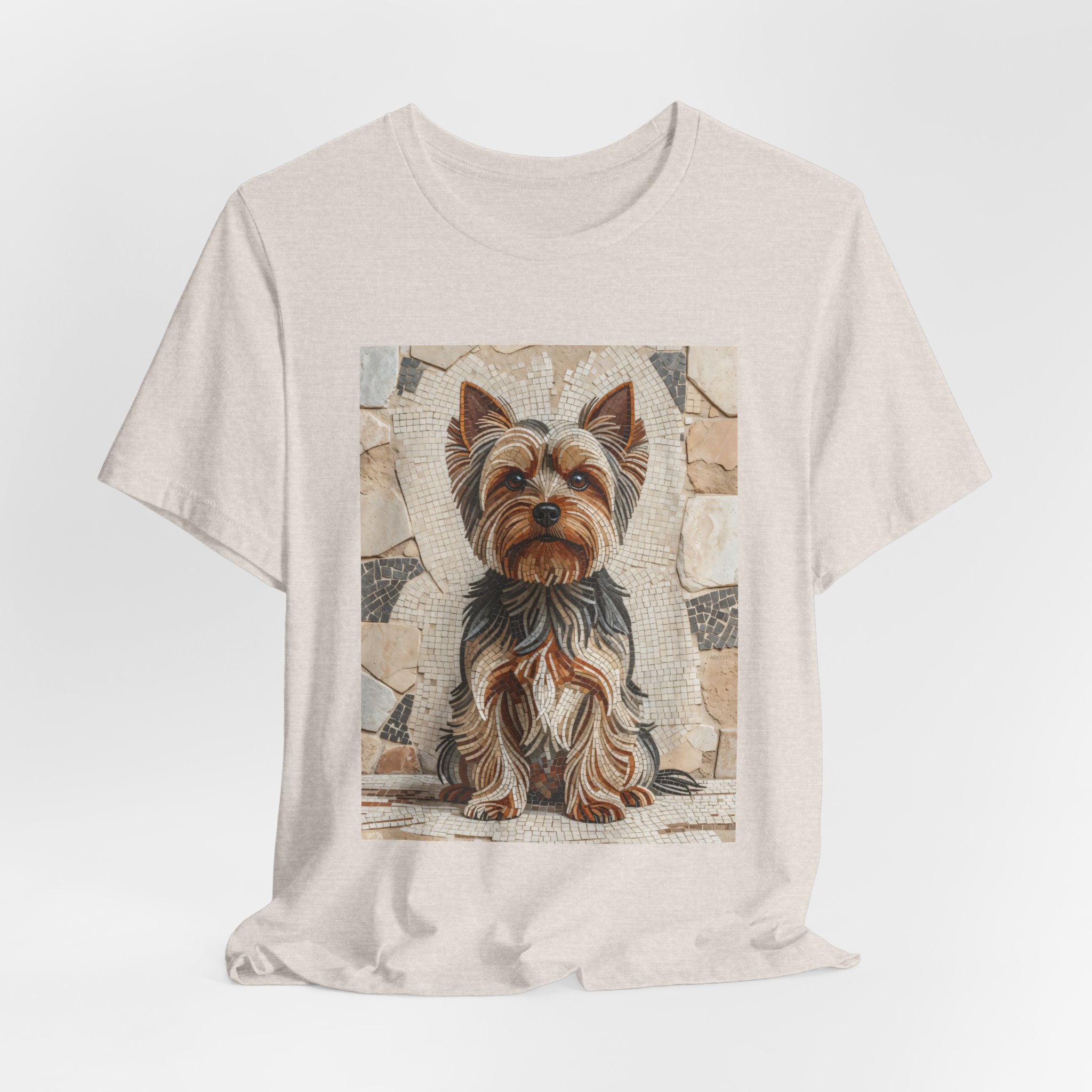 Yorkshire Terrier T Shirt | Living Work of Art Collection | Mosaic Style