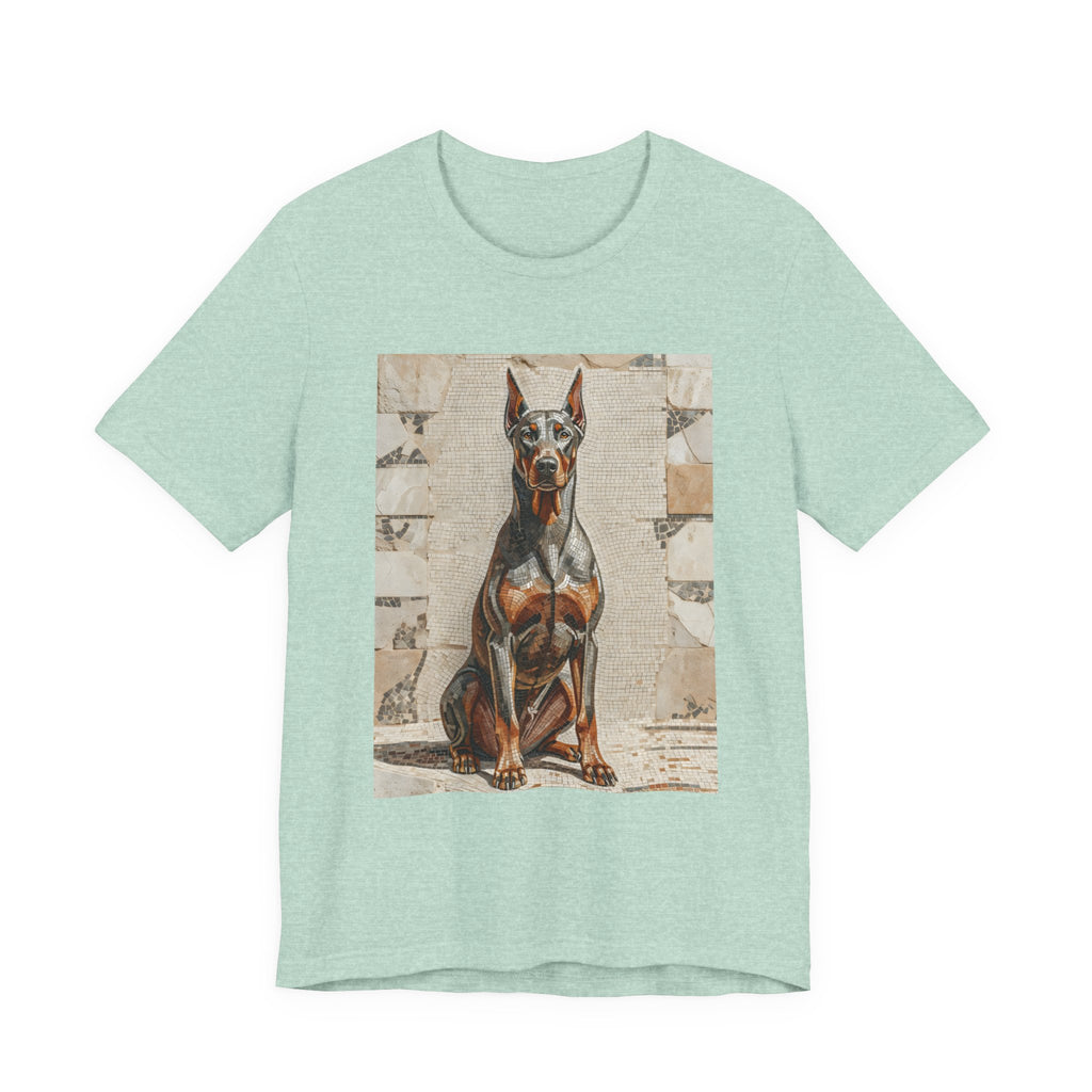 Doberman Pinscher T Shirt | Living Work of Art Collection | Mosaic Style
